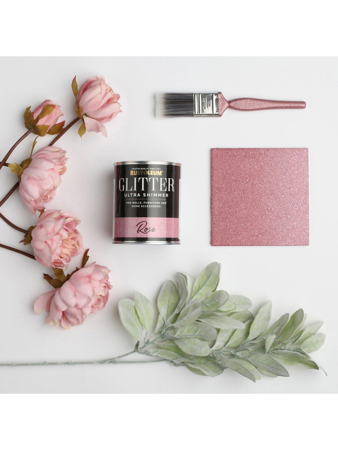 Rustoleum glitter paint rose gold outlet