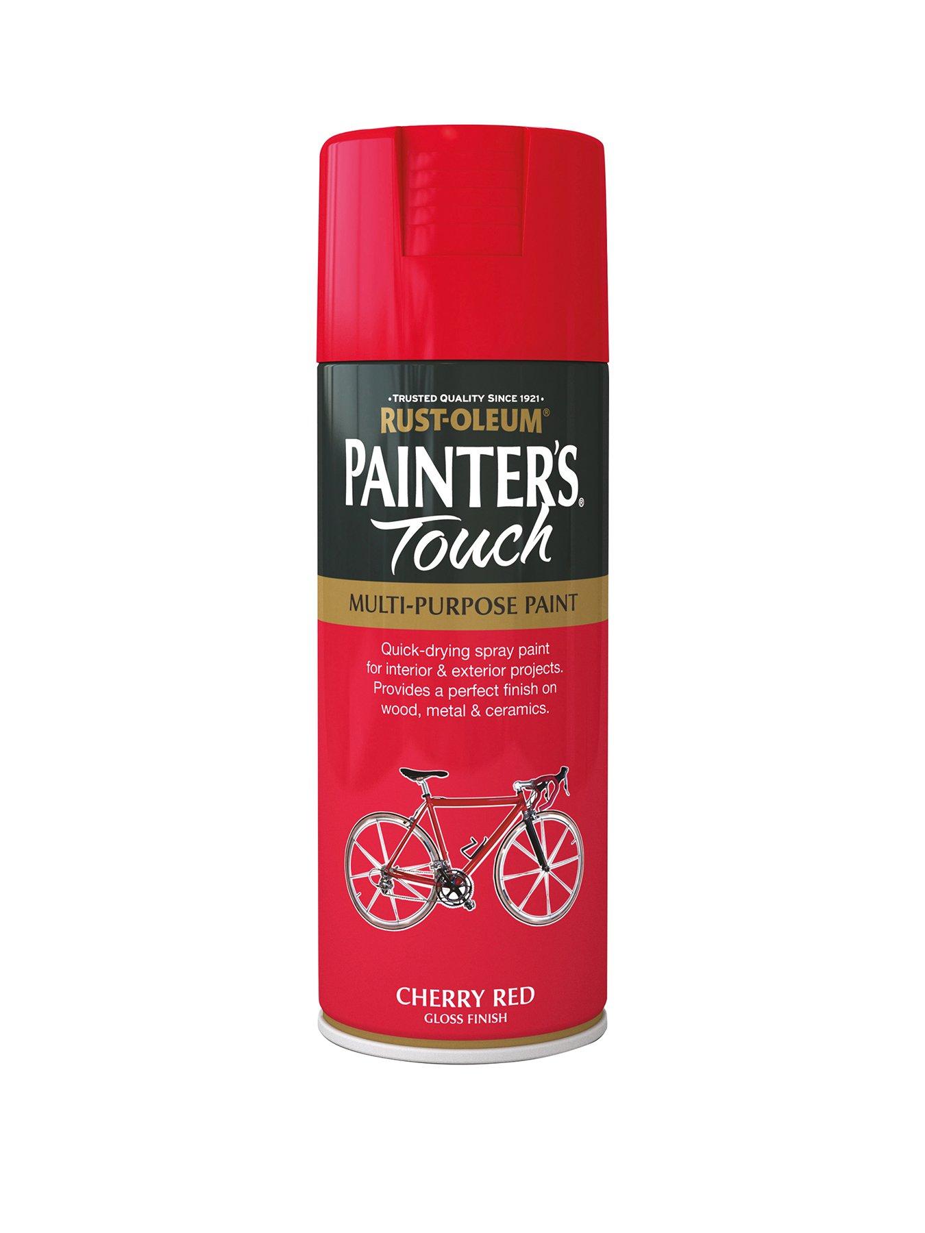 Product photograph of Rust-oleum Painter Rsquo S Touch Gloss Finish Multi-purpose Spray Paint Ndash Cherry Red 400 Ml from very.co.uk