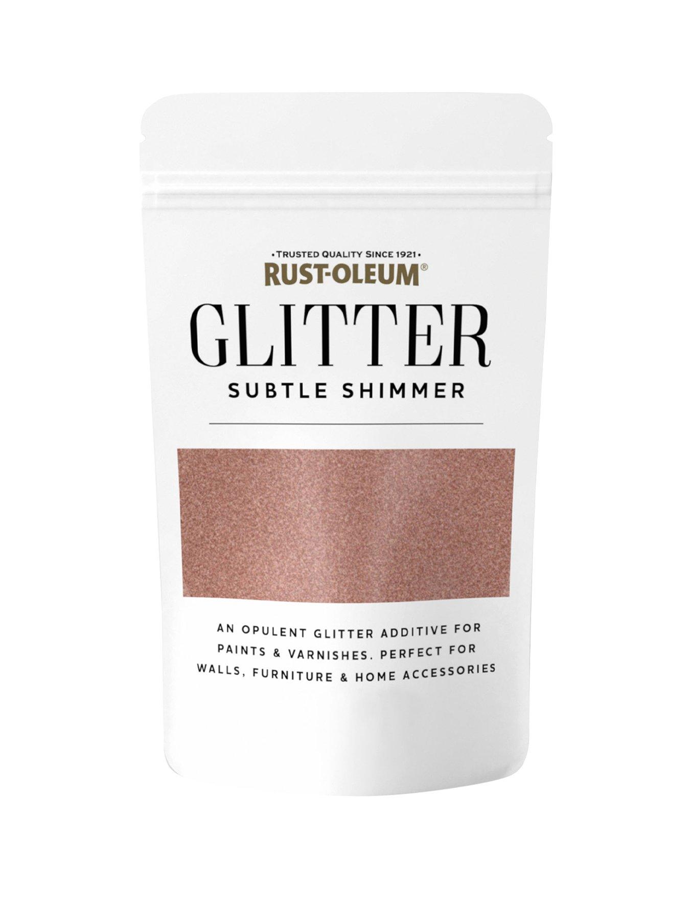 RustOleum 70g Glitter Subtle Shimmer Rose very.co.uk