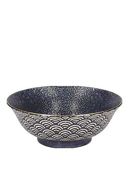 Product photograph of Kitchencraft Mikasa Satori Living Gold Large Serving Bowl from very.co.uk