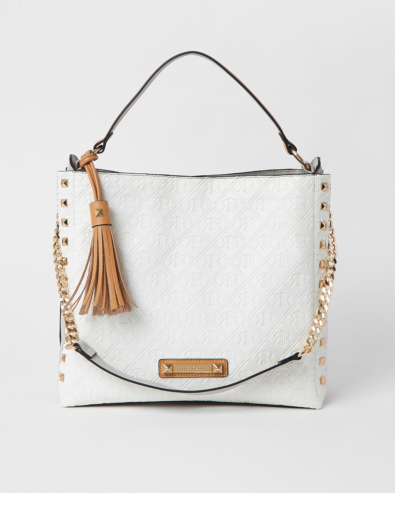 beige slouch bag