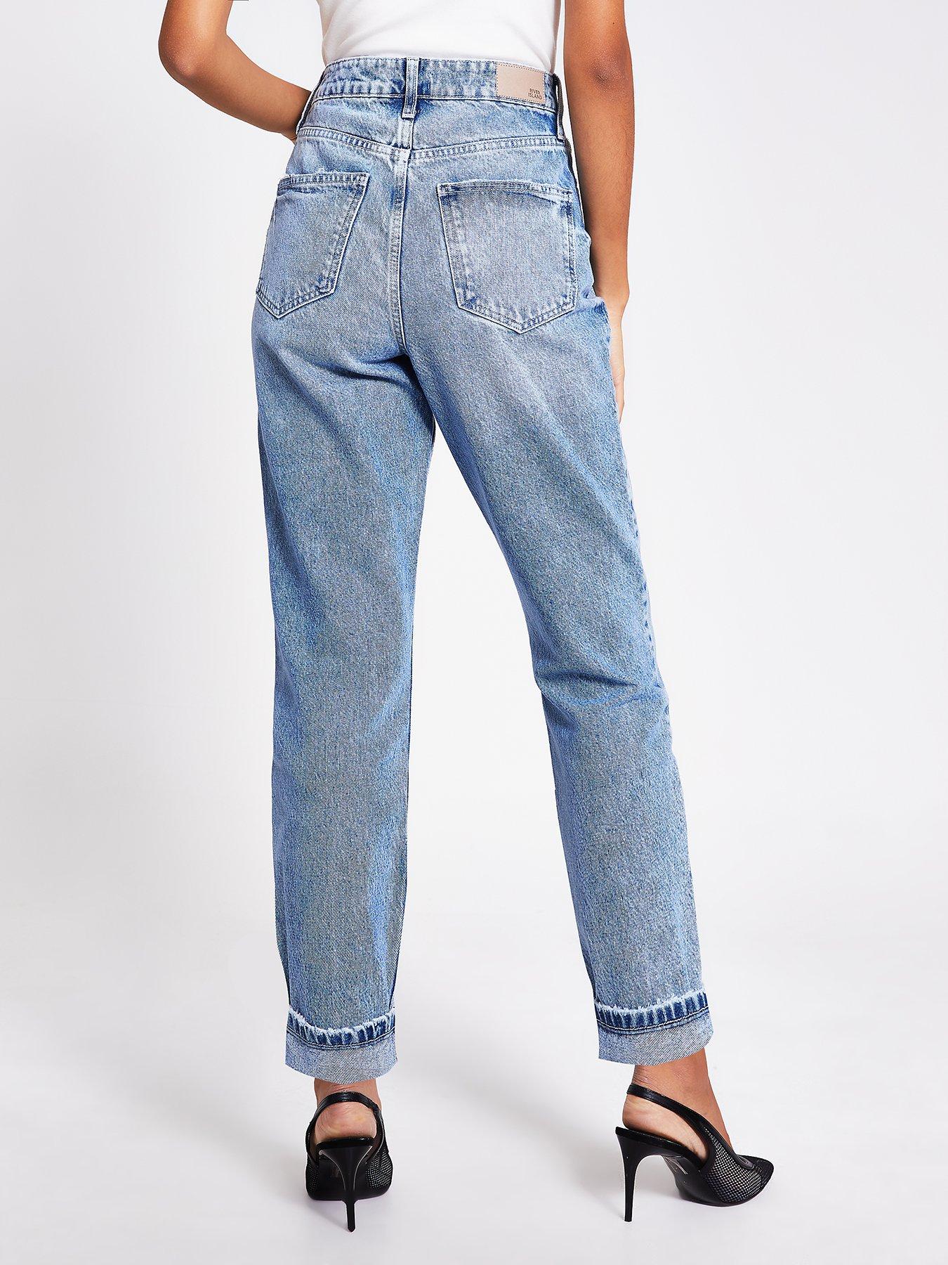 river island carrie high rise mom jeans