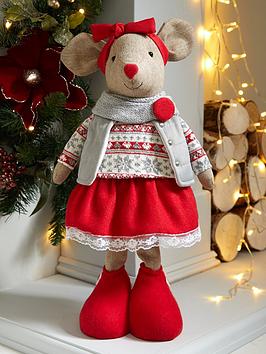 standing-mouse-christmasnbspdecoration-girl