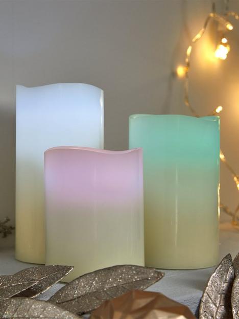 very-home-remote-controlled-colour-changing-led-candles-set-of-3