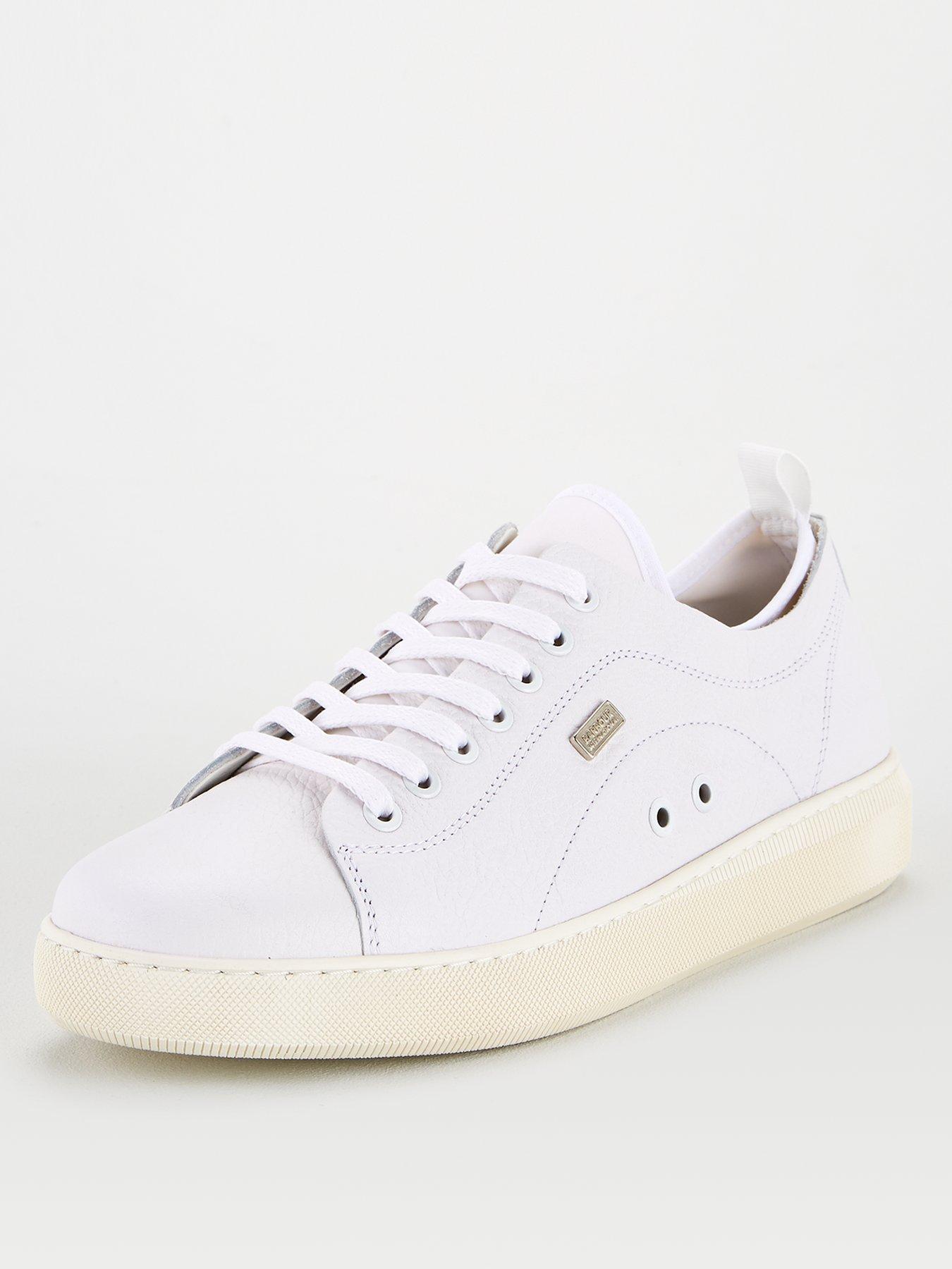 barbour international trainers white