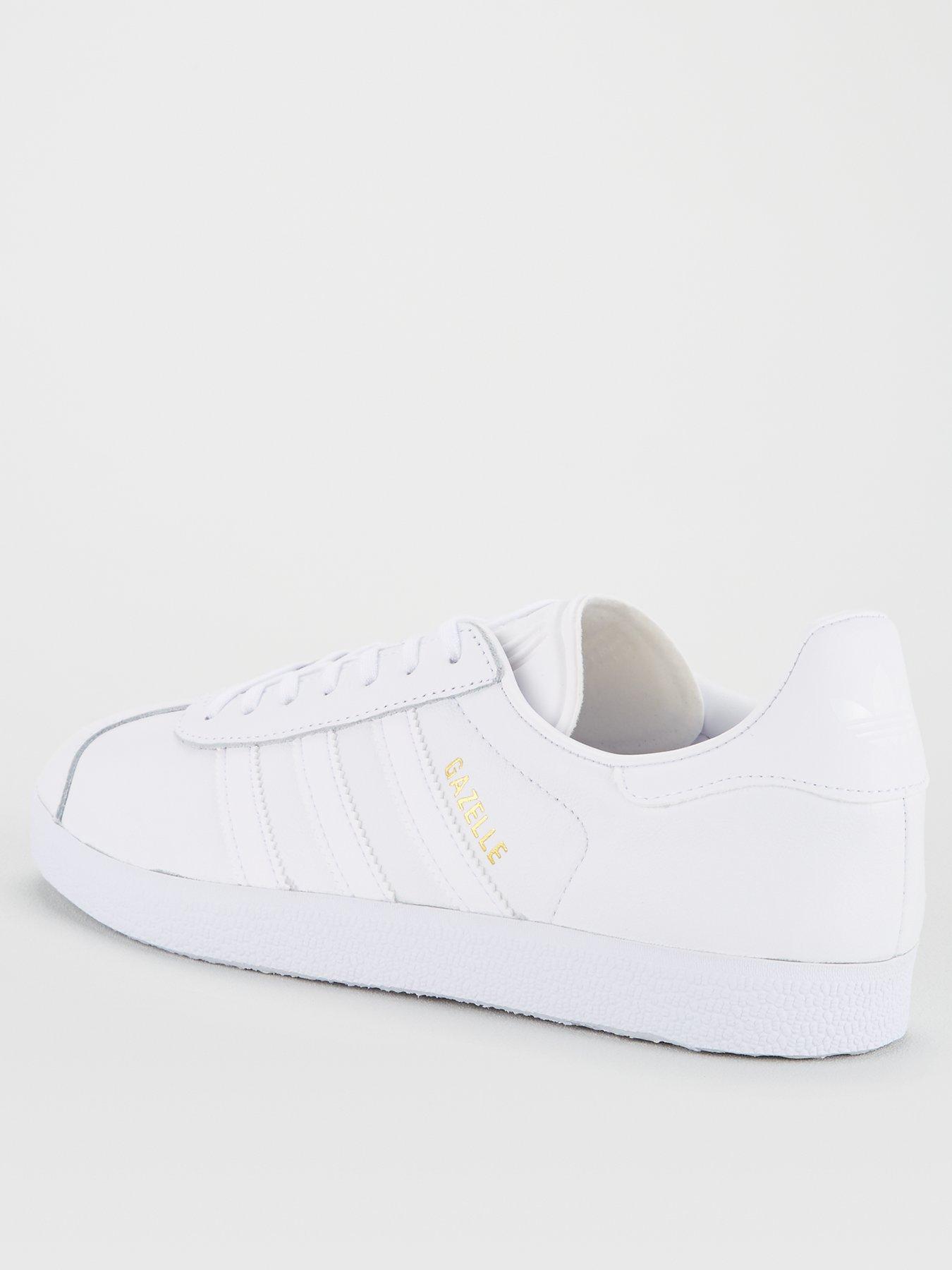 Gazelle white outlet adidas