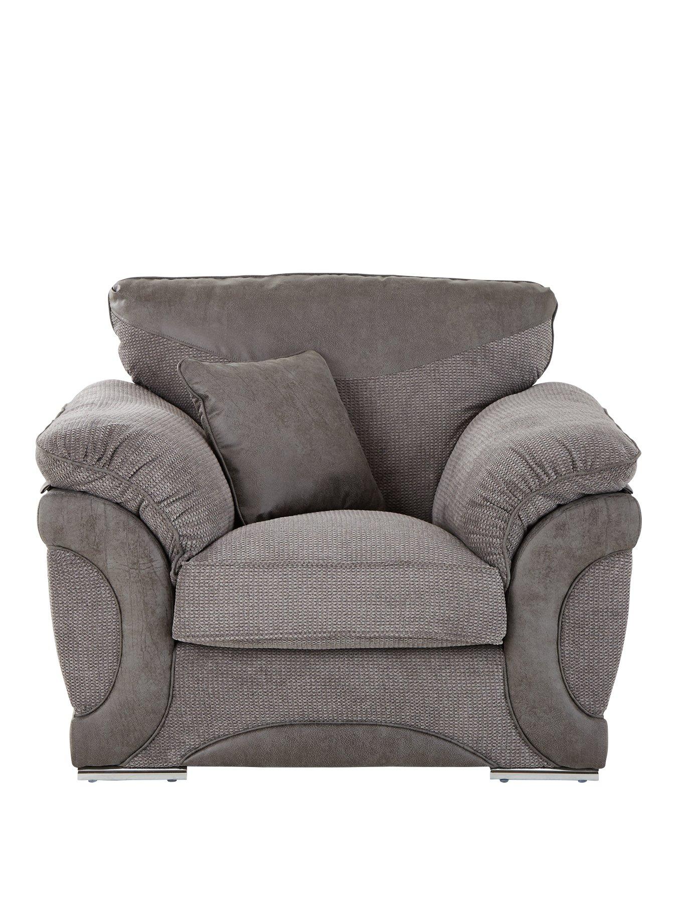 Product photograph of Labrinth Fabric Armchair from very.co.uk