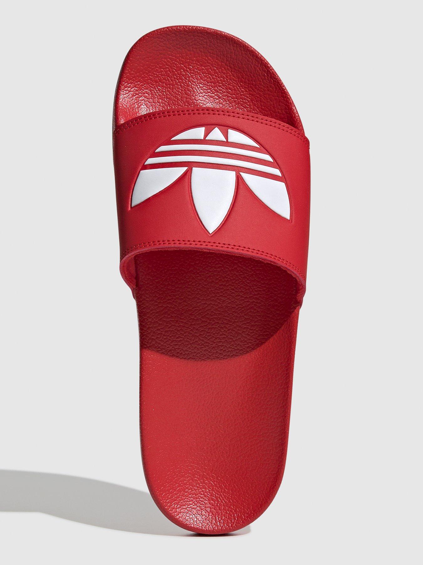 adidas Originals Adilette Lite Slides - Red | Very