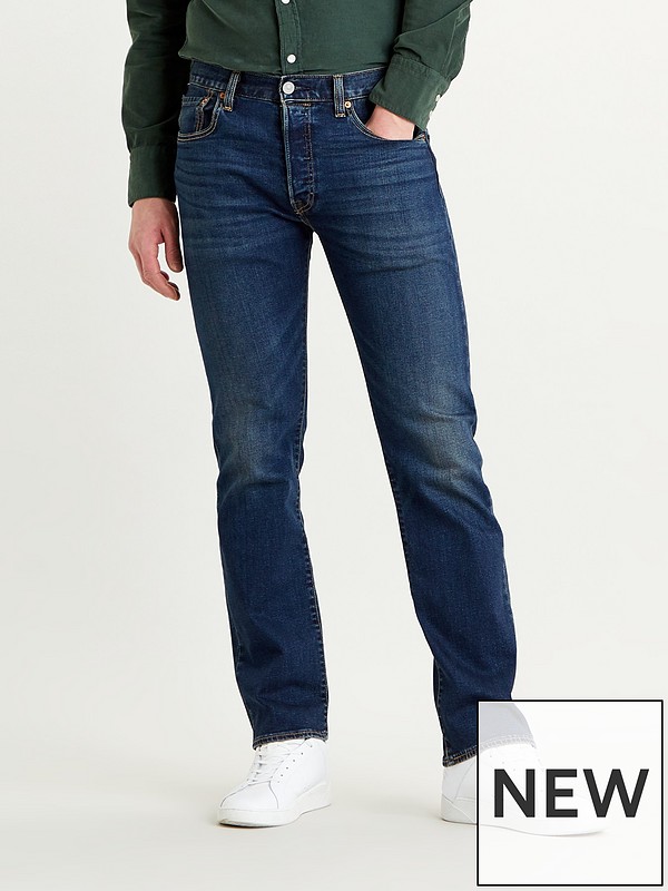 Udelukke Portico Penge gummi Levi's 501® Original Straight Fit Jean - Dark Indigo | very.co.uk