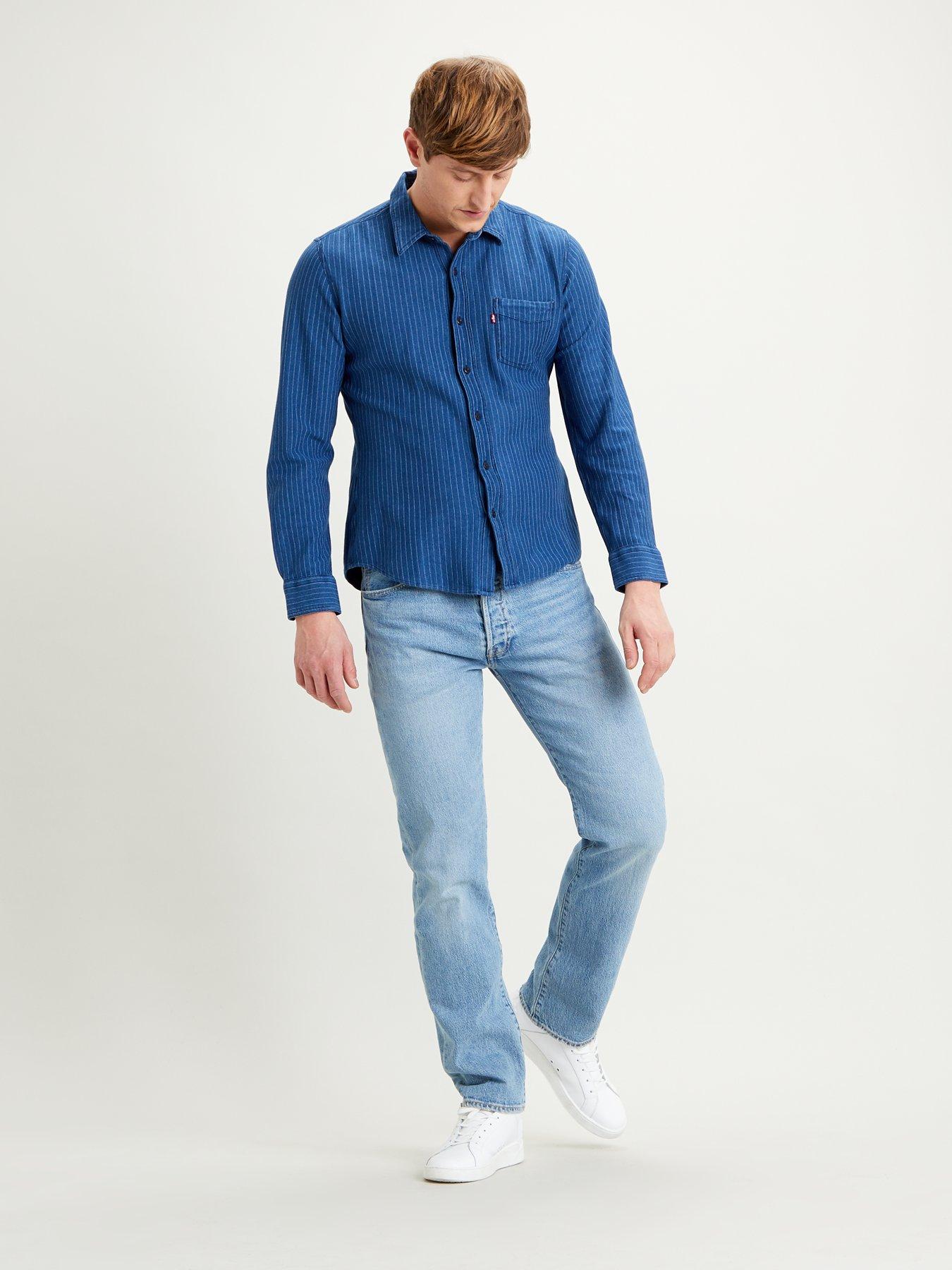 Image 3 of 5 of Levi's 501&reg; Original Straight Fit Jean - Mid Indigo