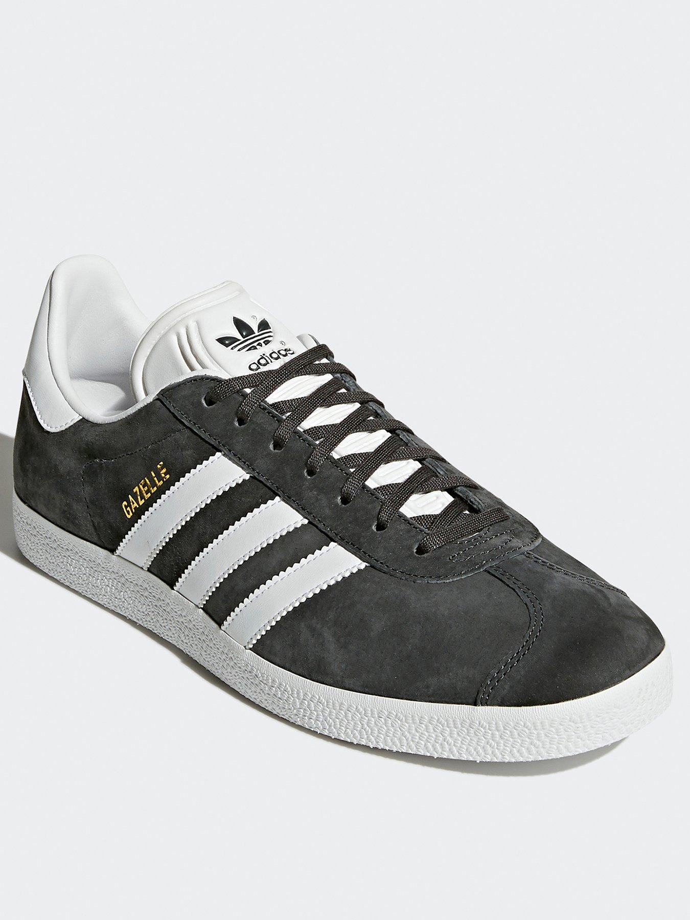 Adidas originals gazelle trainers in black deals