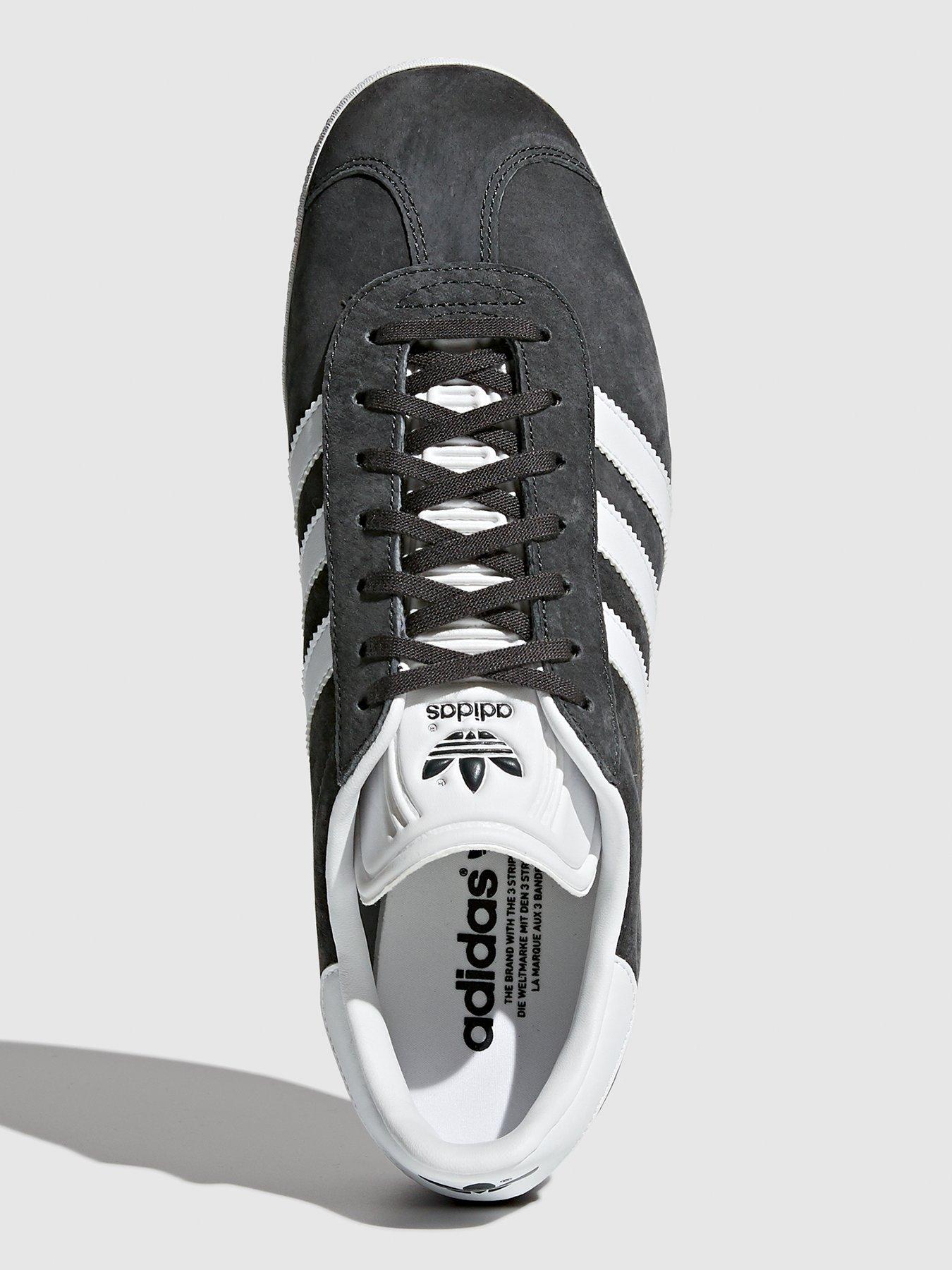 adidas Originals Gazelle Trainers - Grey | Very.co.uk