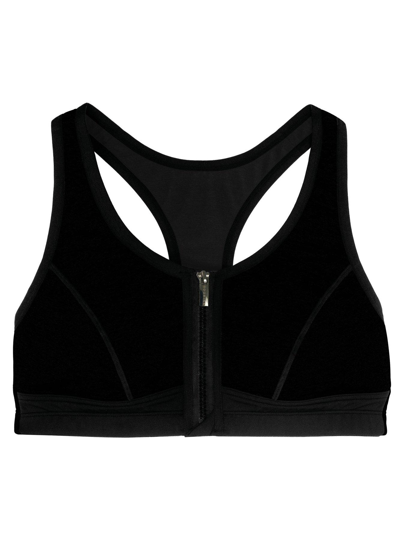 Image 3 of 3 of DORINA Non Padded Sports Bra - Black