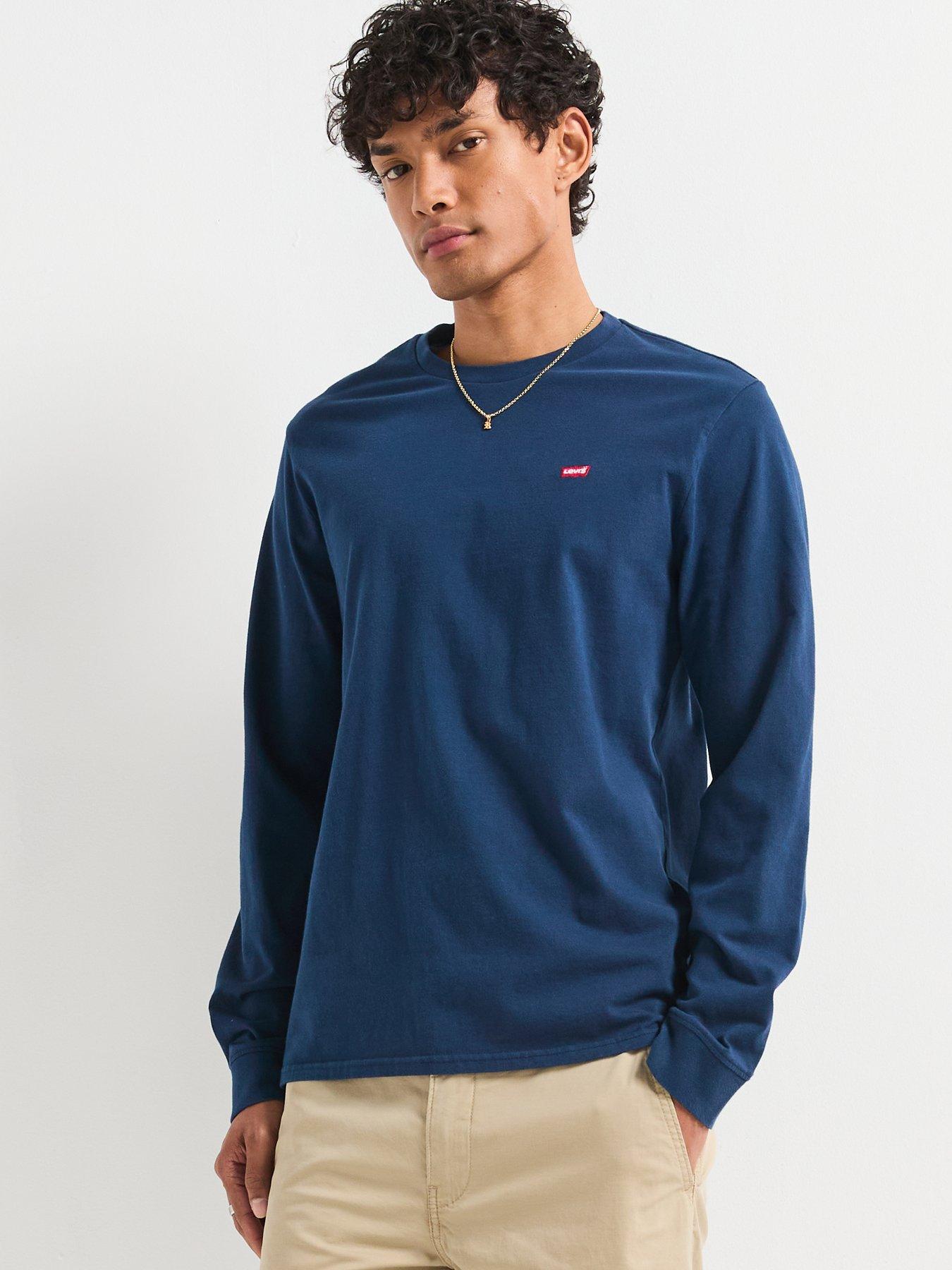 Levi s Long Sleeve T shirt Navy