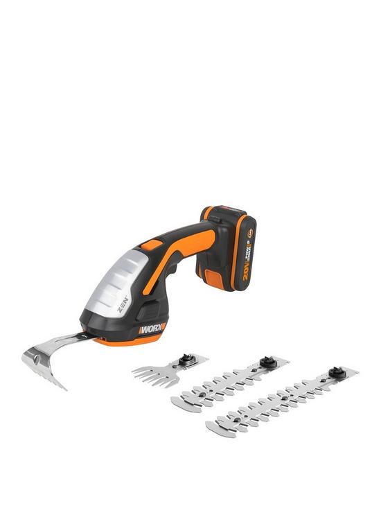 front image of worx-cordless-zen-shrub-shear-and-weeder-20vnbspwg801e5