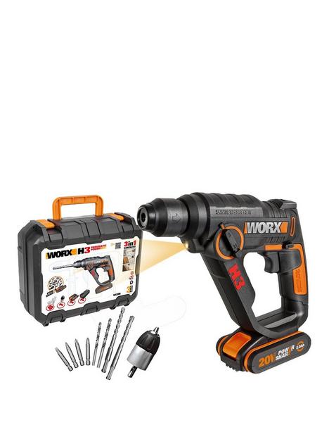 worx-corded-h3-3-in-1-rotary-drill-wx390-20volts