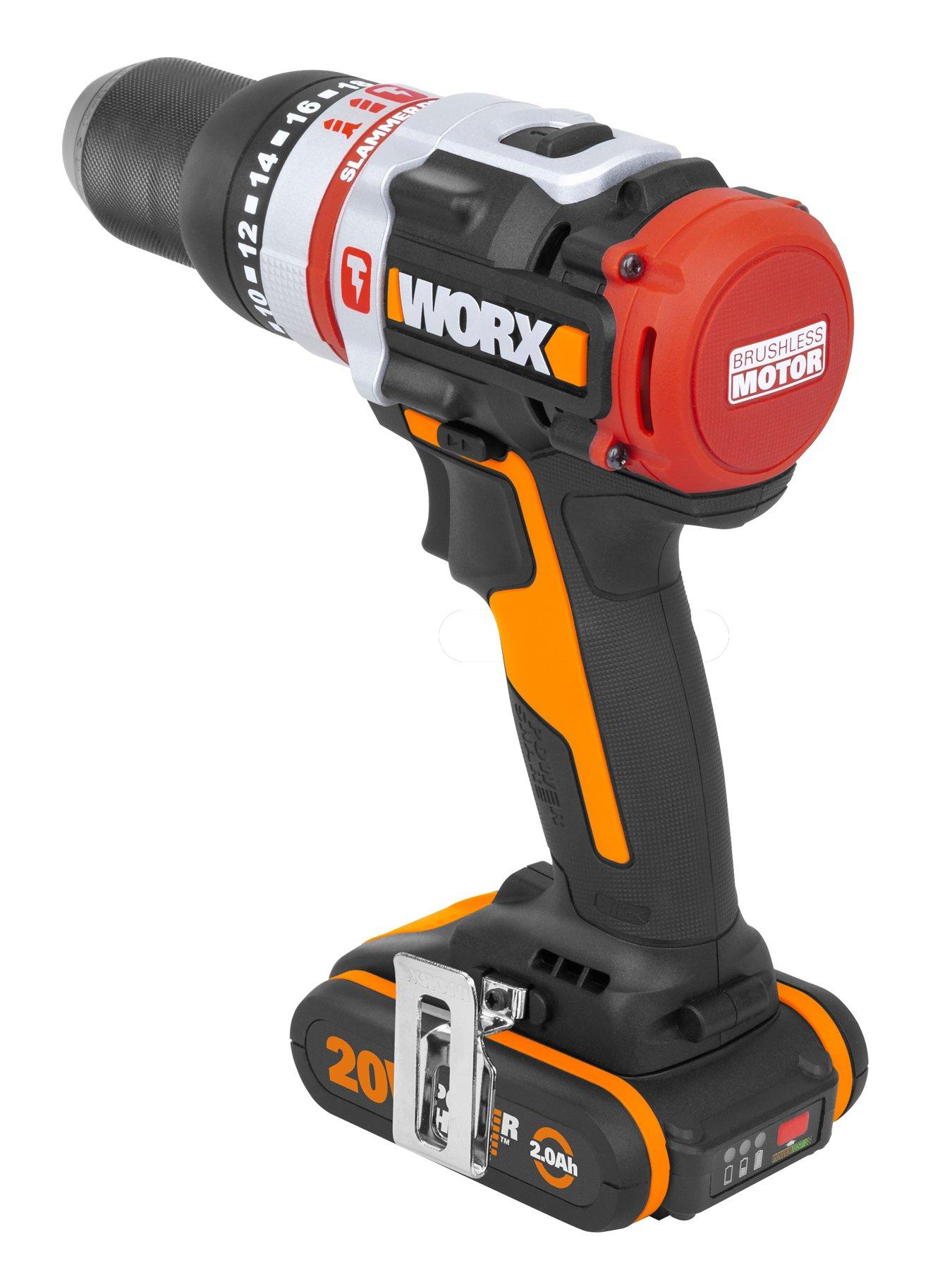 Worx Cordless Slammer Active Hammer Drill WX354 20Volts with 2x