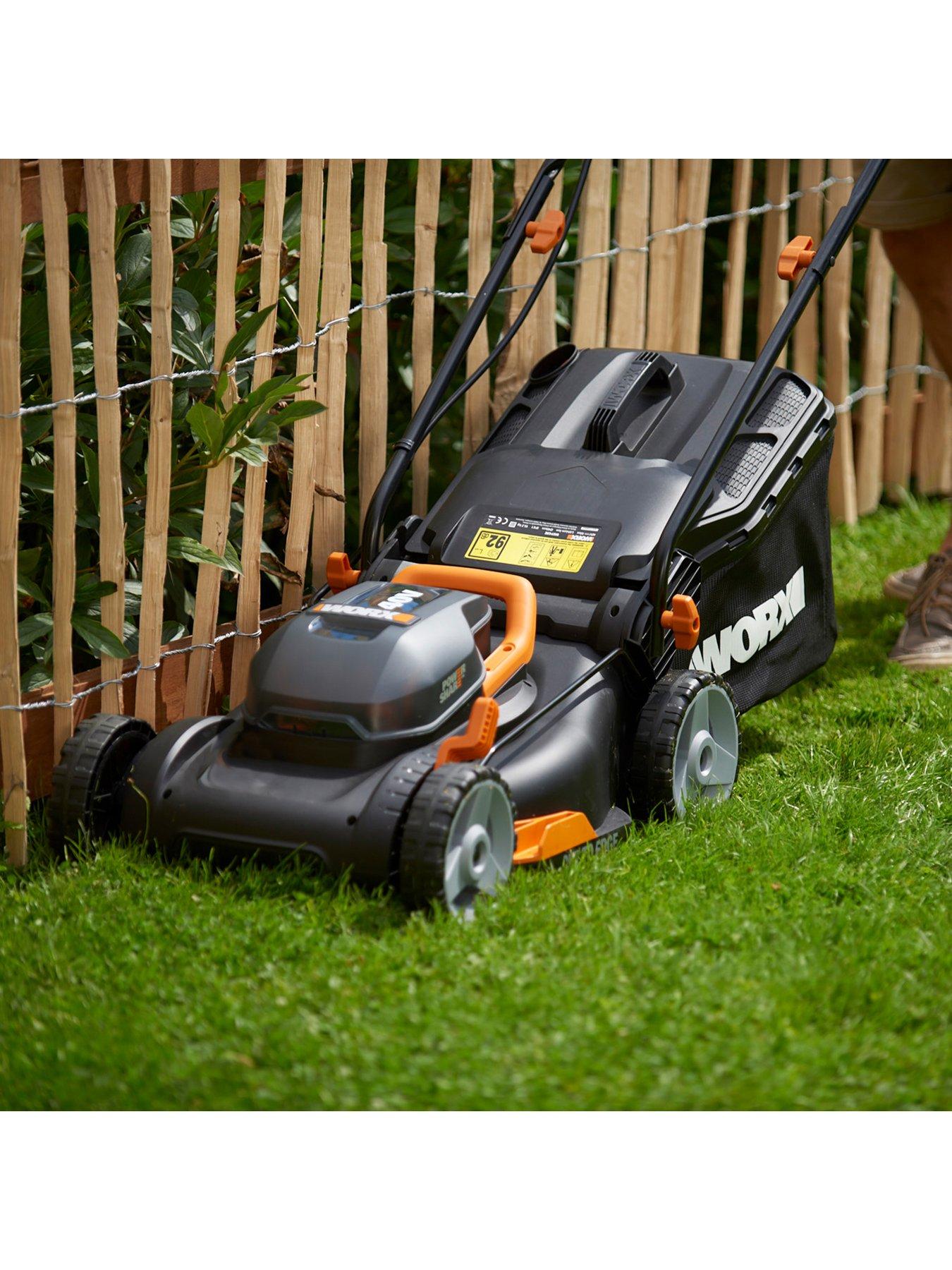 Cordless 34cm Dual Battery Lawn Mower WG779E.2