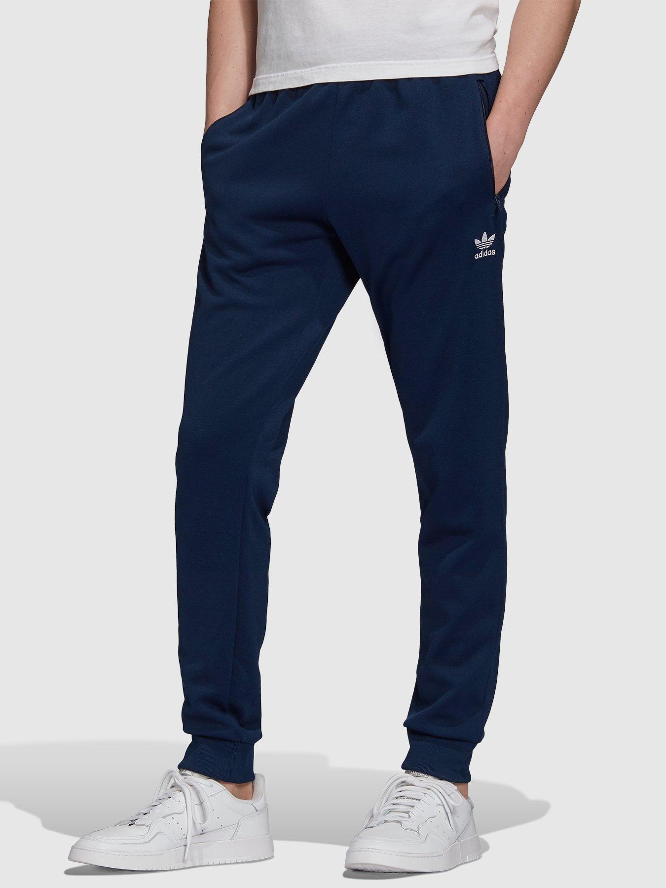 adidas originals navy track pants