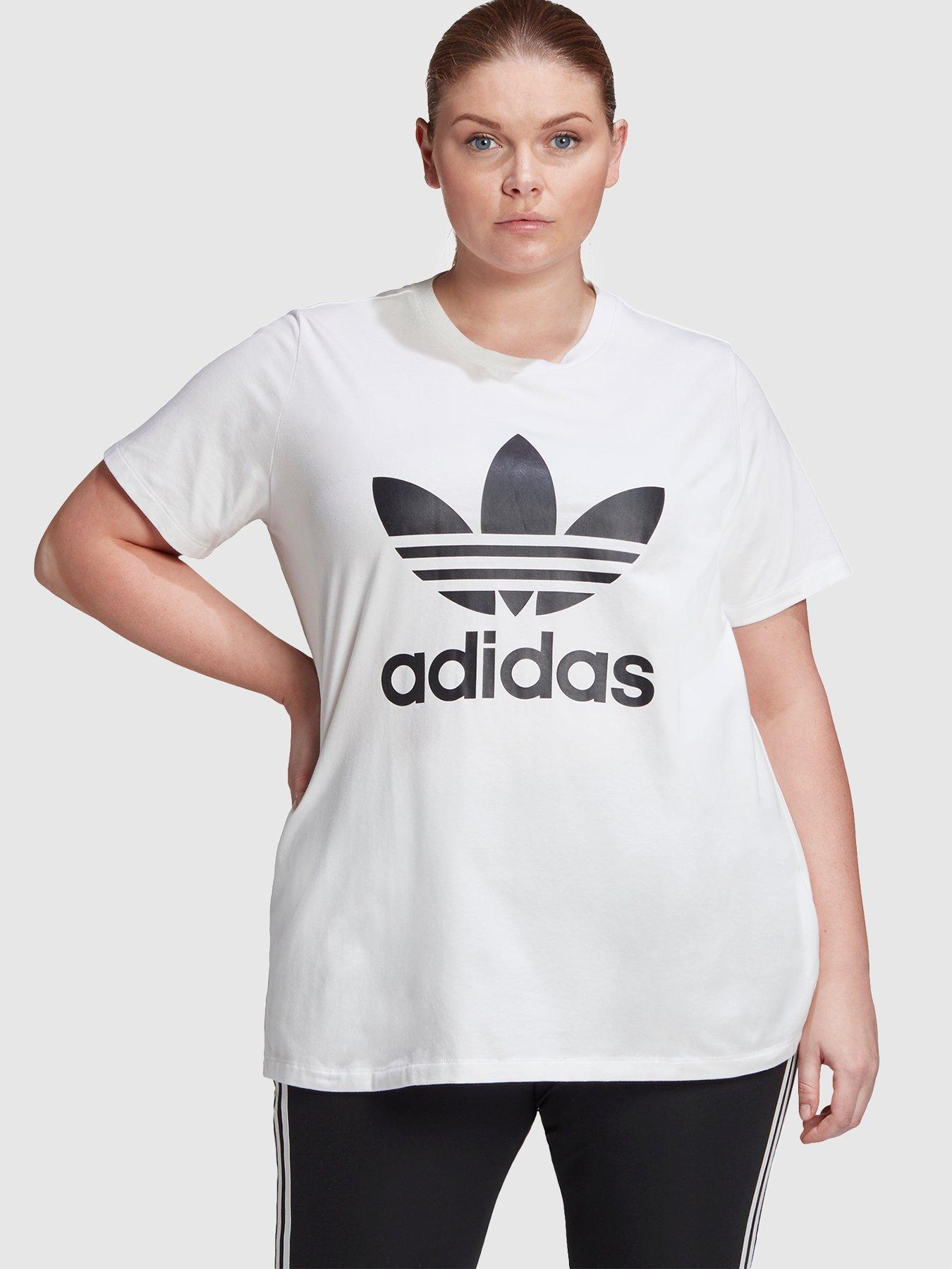 plus size adidas top