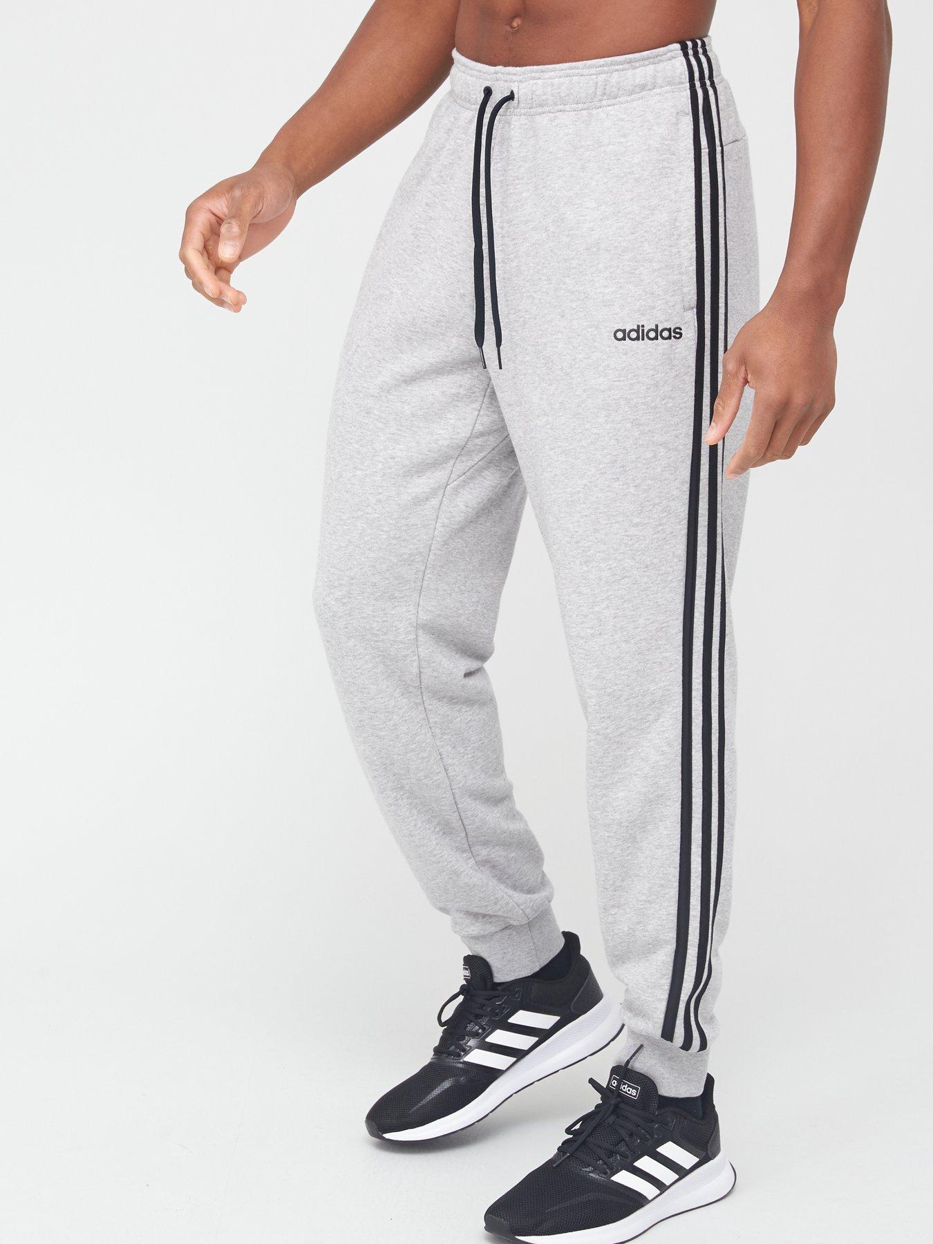 adidas essential track pants grey