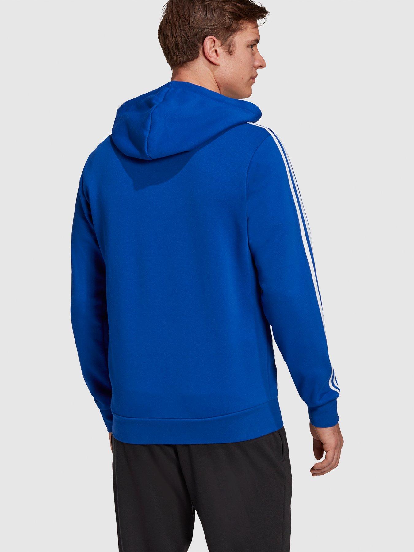 blue adidas zip hoodie