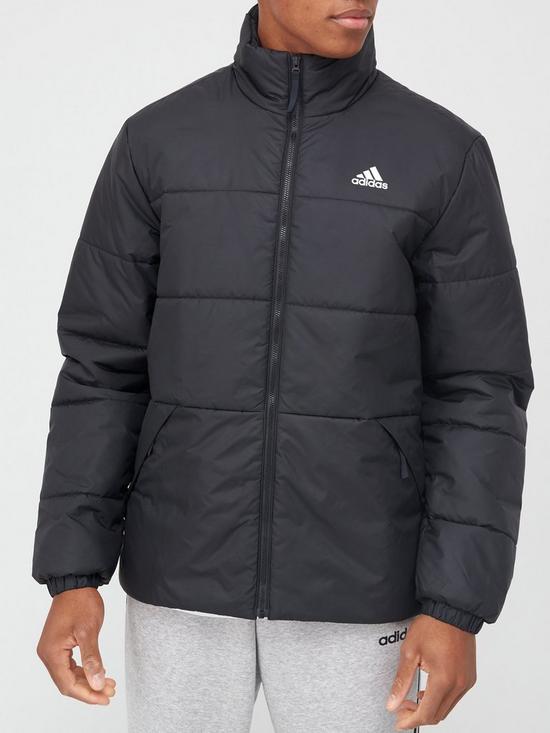 front image of adidas-3nbspstripe-insulated-jacket-blacknbsp