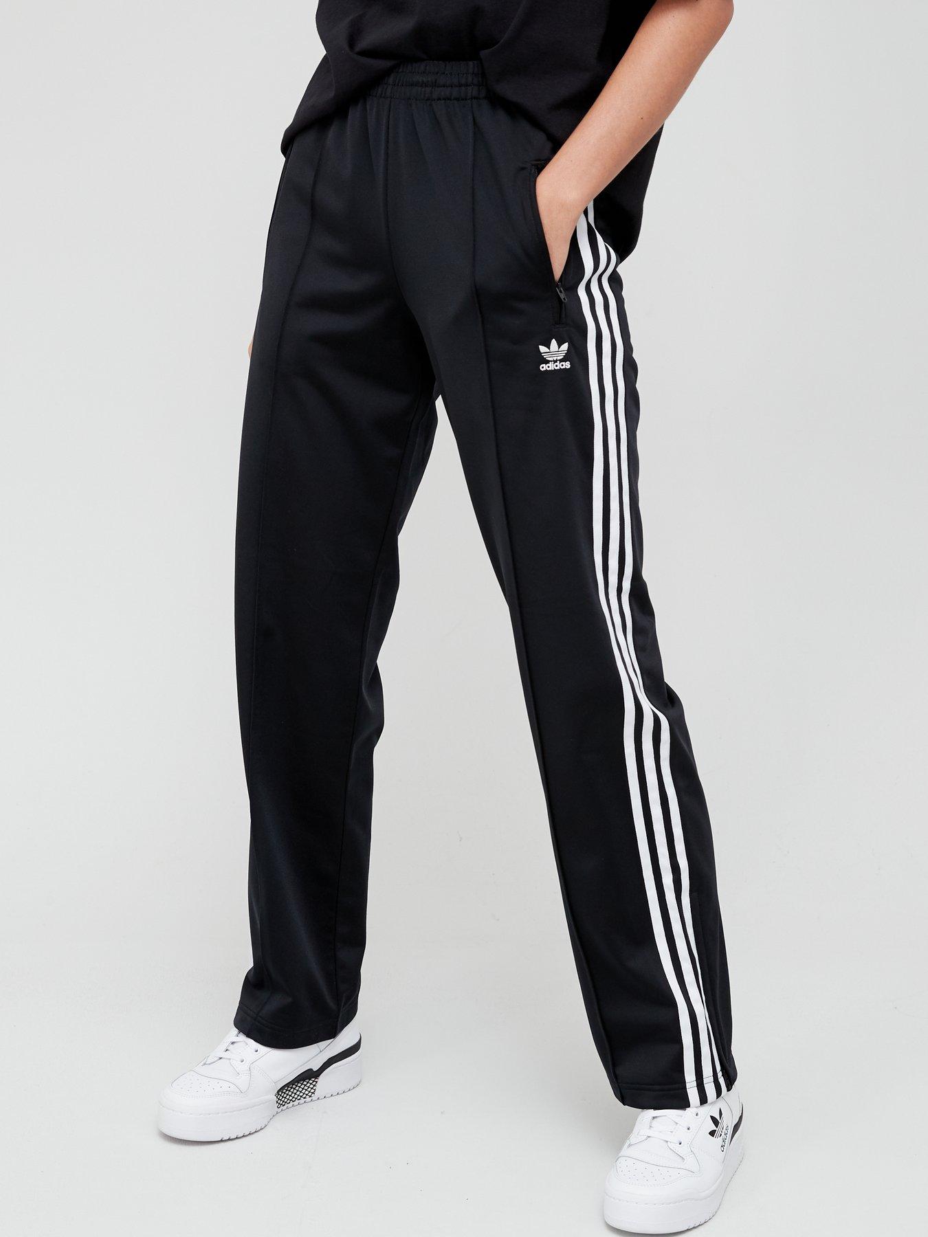 adidas black firebird track pants