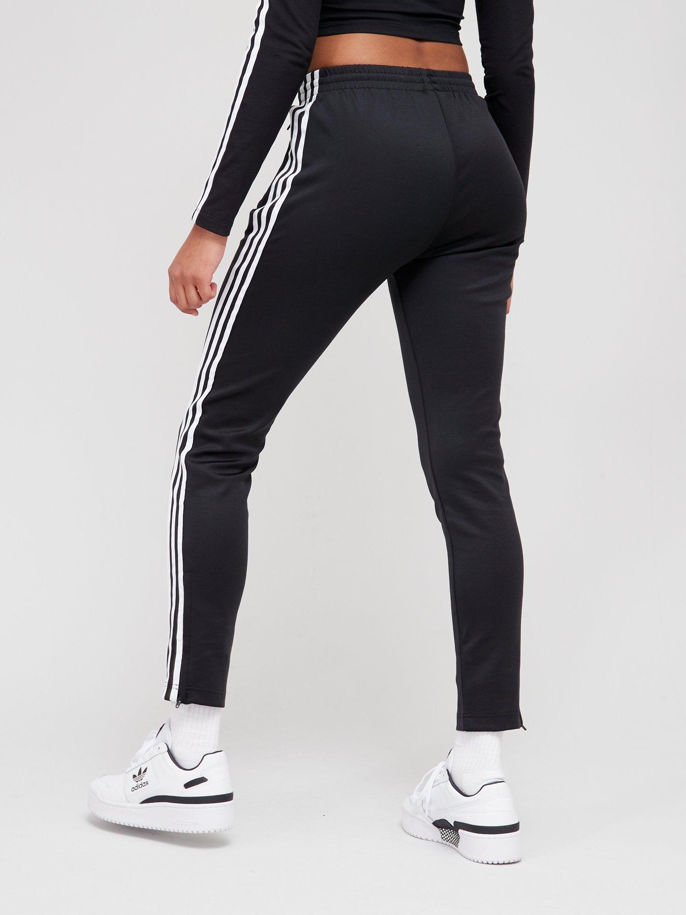 adidas Originals Women's Superstar Track Pant, Black/White, L : ADIDAS:  Clothing, Shoes & Jewelry 