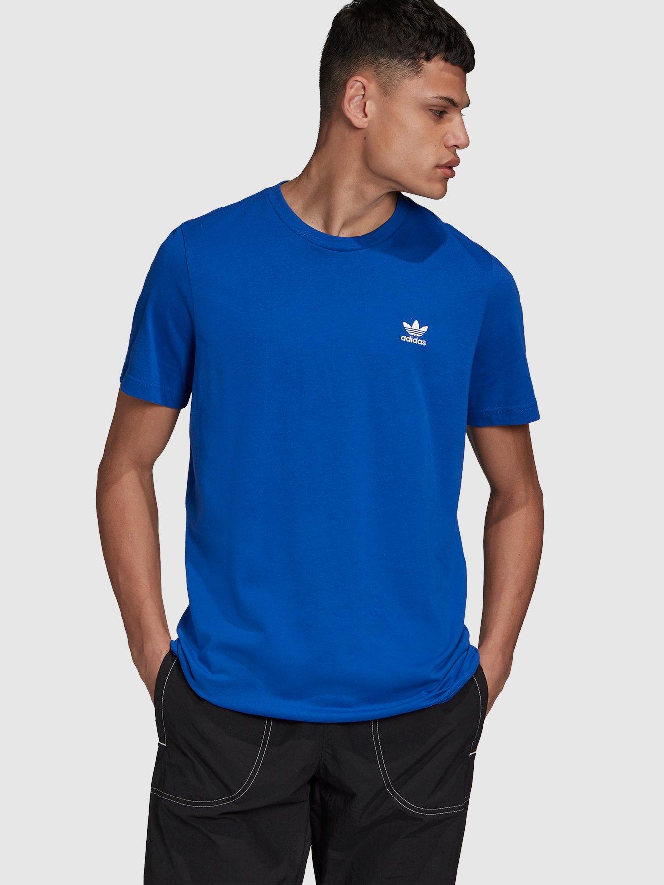 adidas original blue t shirt