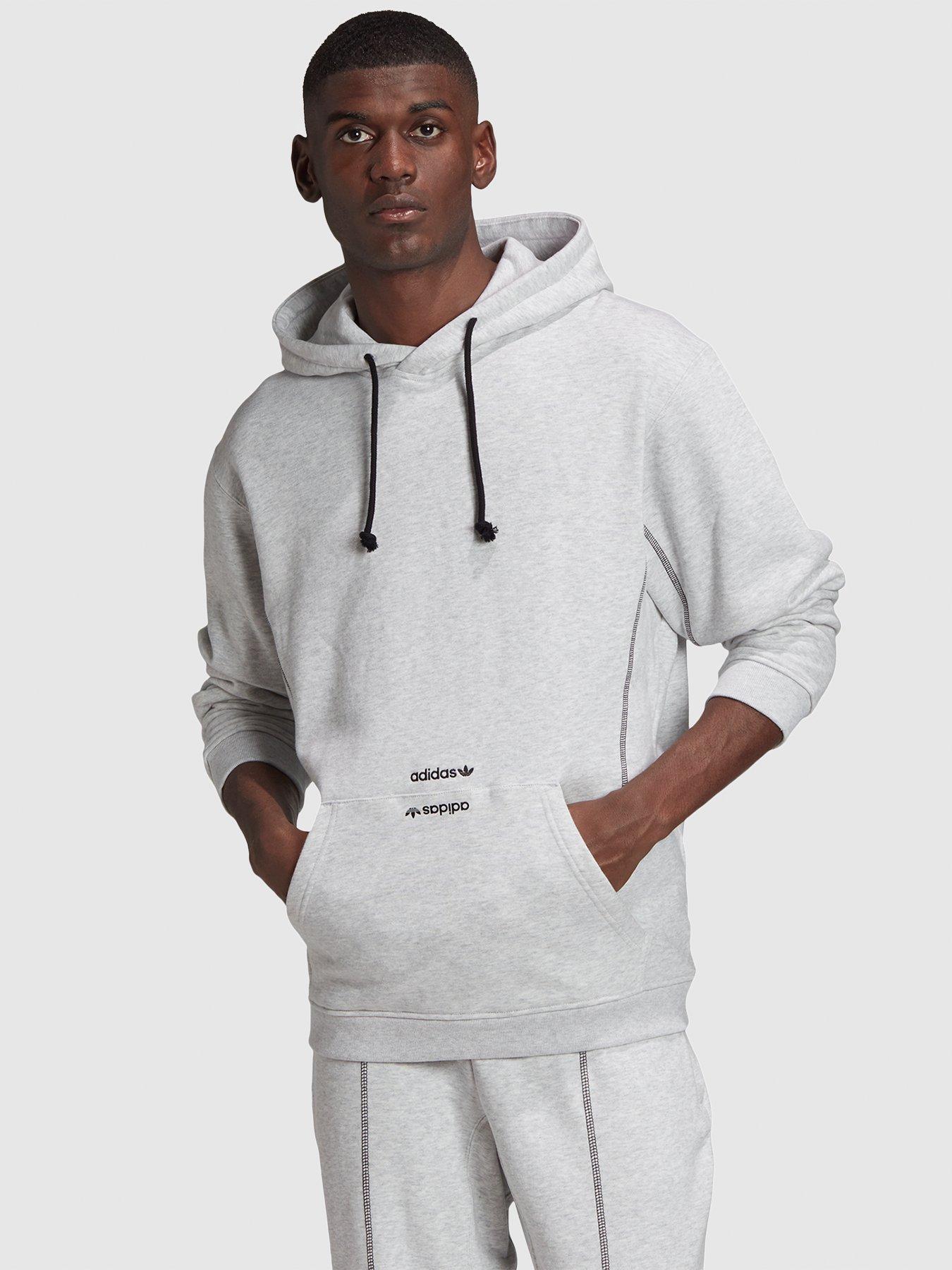 adidas originals ryv hoodie in white