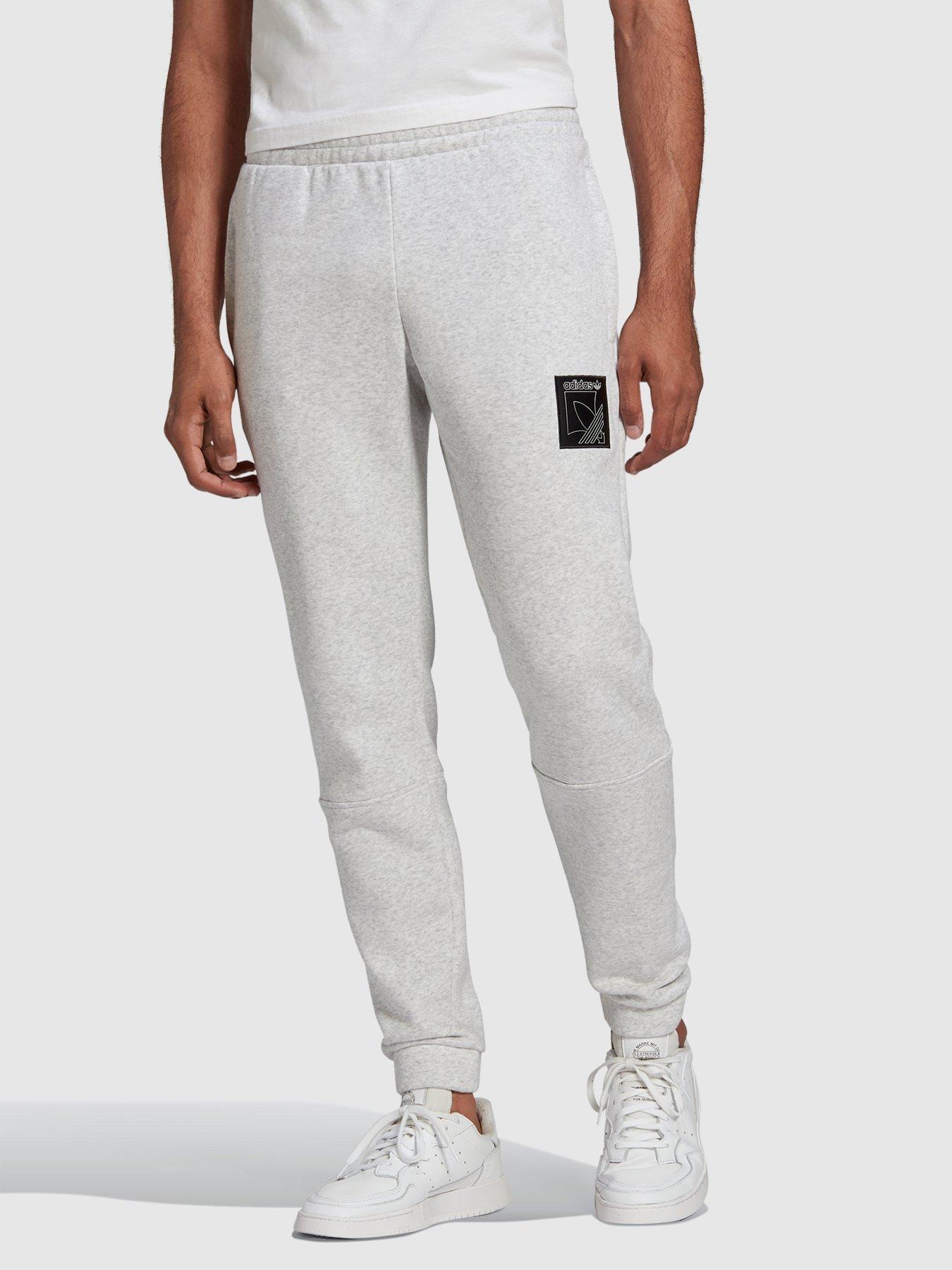 light grey adidas sweatpants