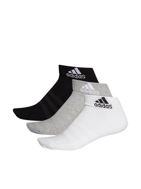adidas-3-pack-ofnbspcushioned-ankle-socks-blackgrey
