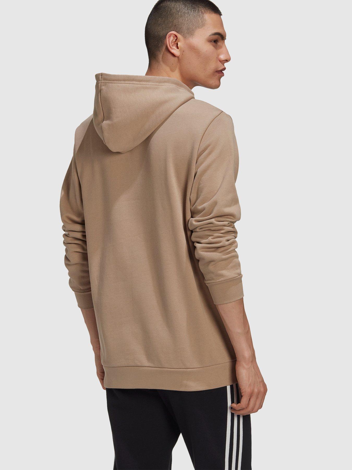 adidas trefoil hoodie khaki