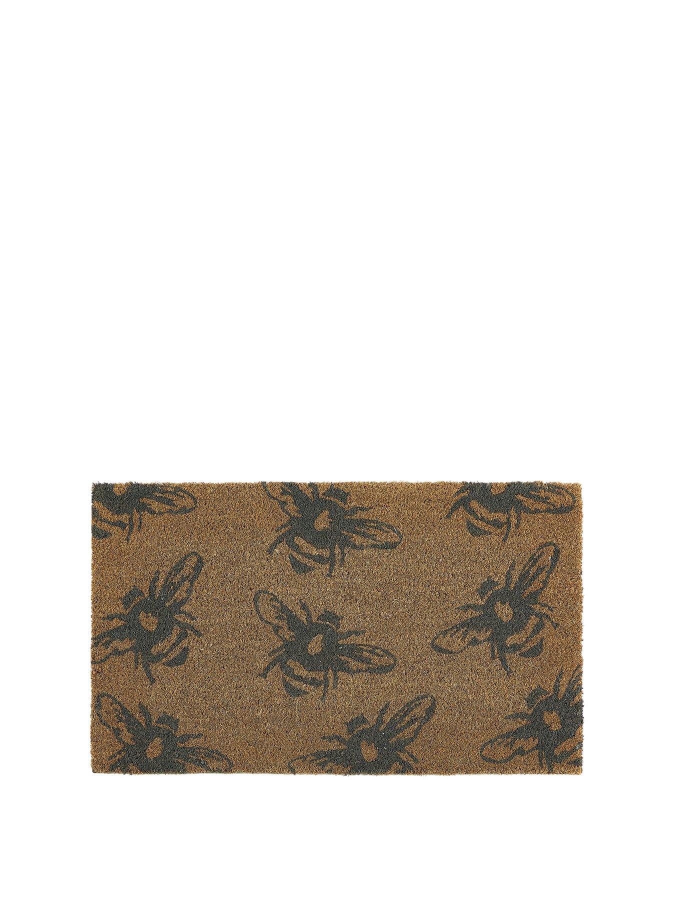 Product photograph of My Mat Buzzy Bee Coir Doormat from very.co.uk