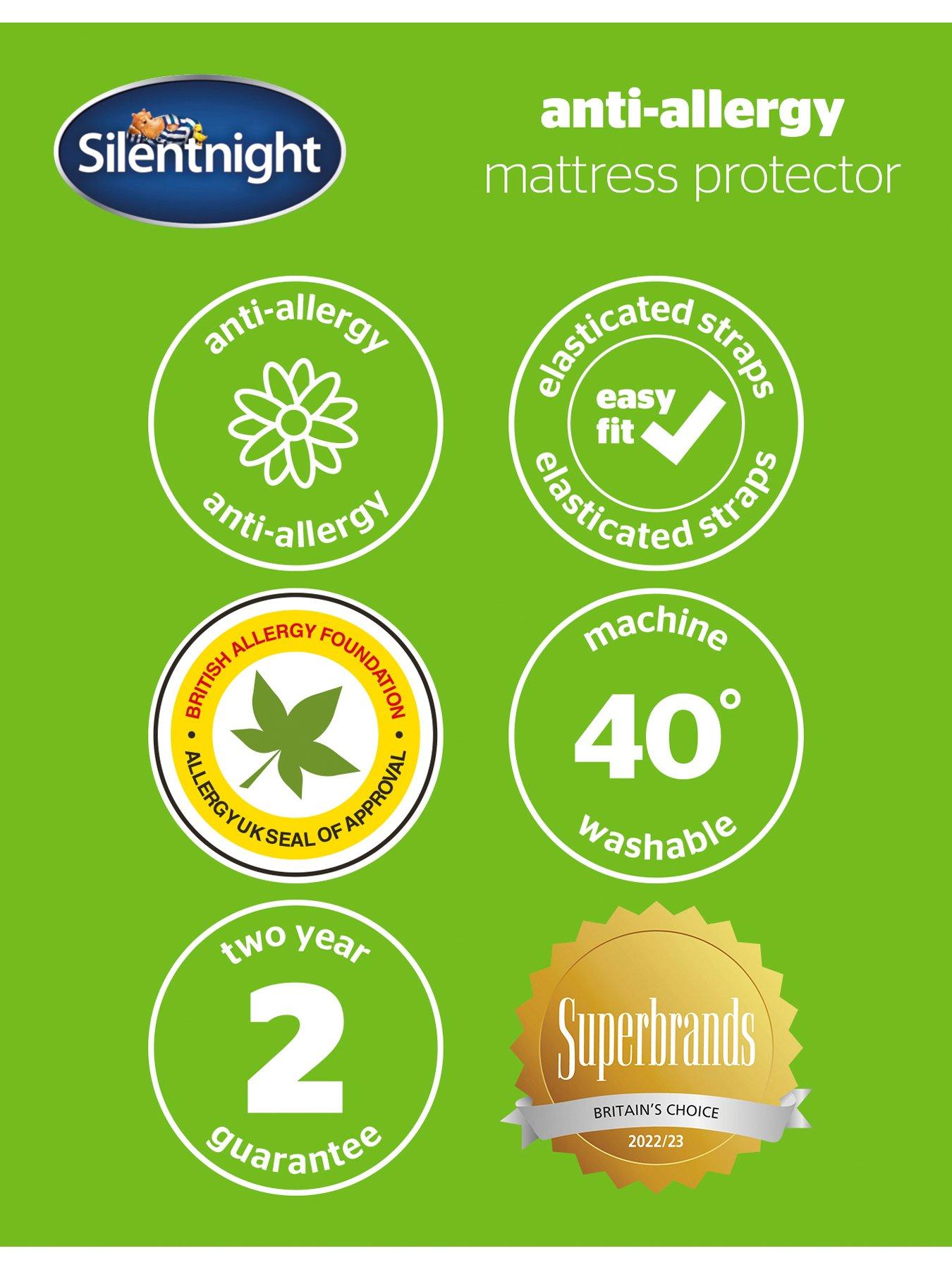 Image 7 of 7 of Silentnight Anti-Allergy Mattress Topper