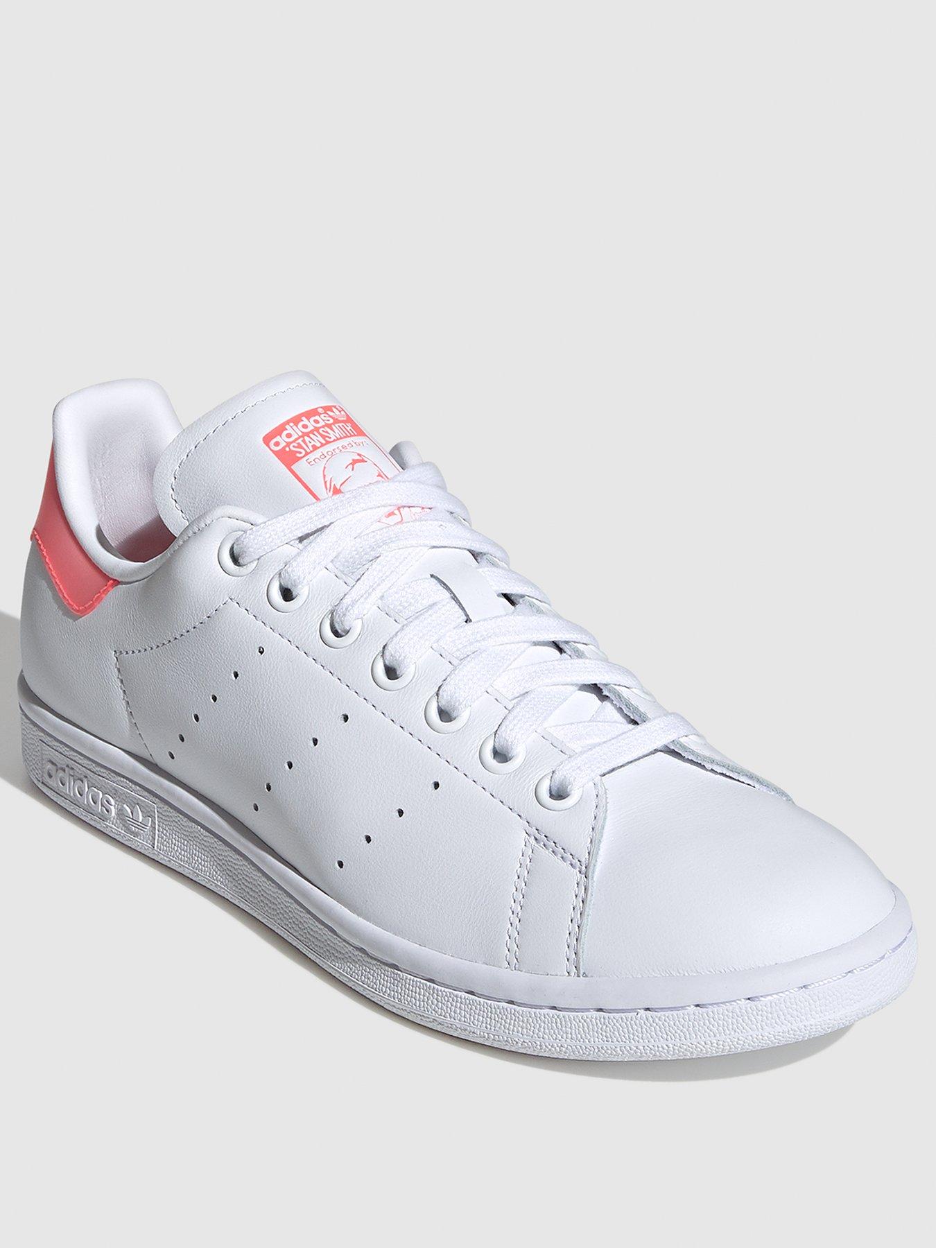 stan smith white pink