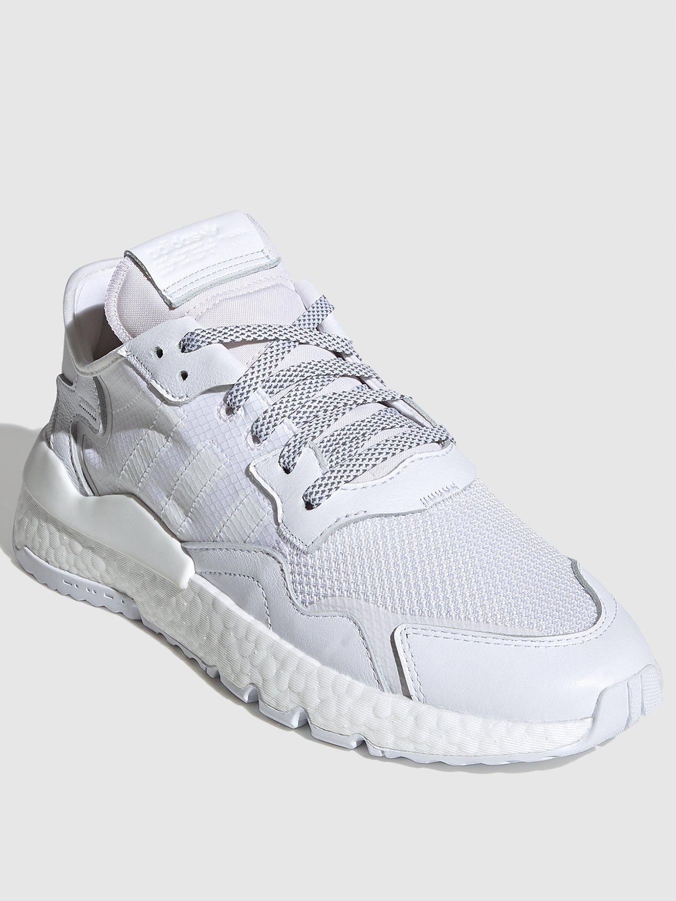 adidas originals nite jogger trainers in white