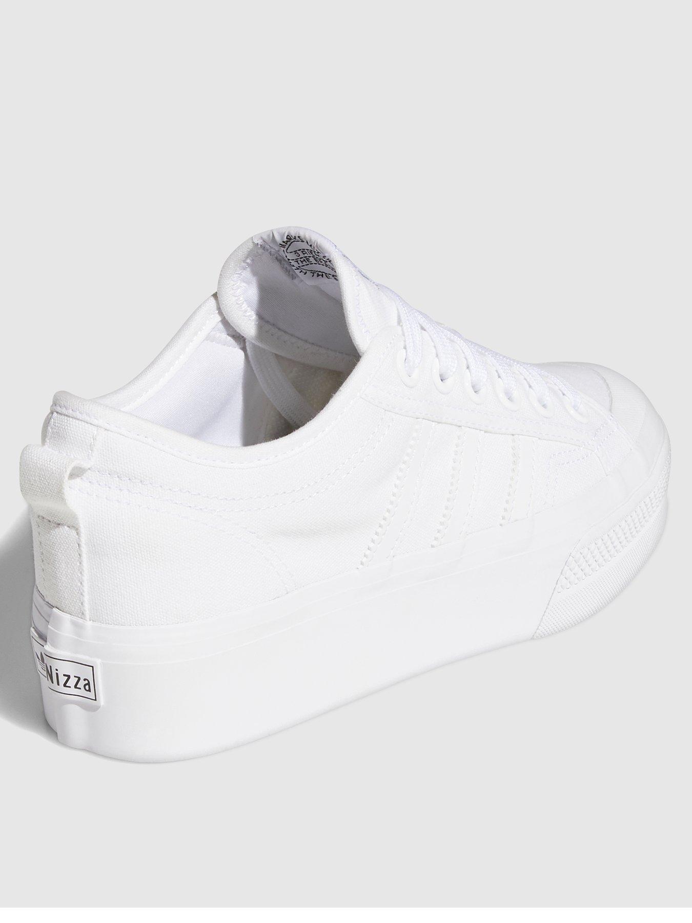 Womens white best sale platform trainers uk