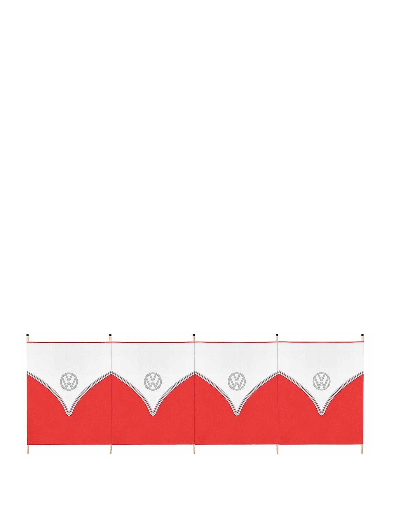 undefined VW 5 Pole Tall Windbreak - Red