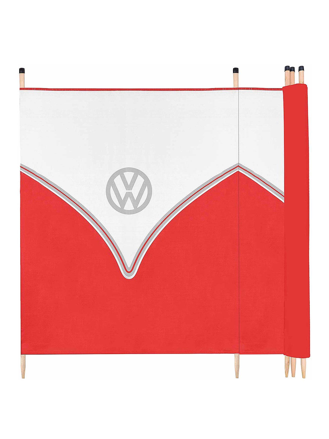 Image 2 of 6 of Volkswagen VW 5 Pole Tall Windbreak - Red