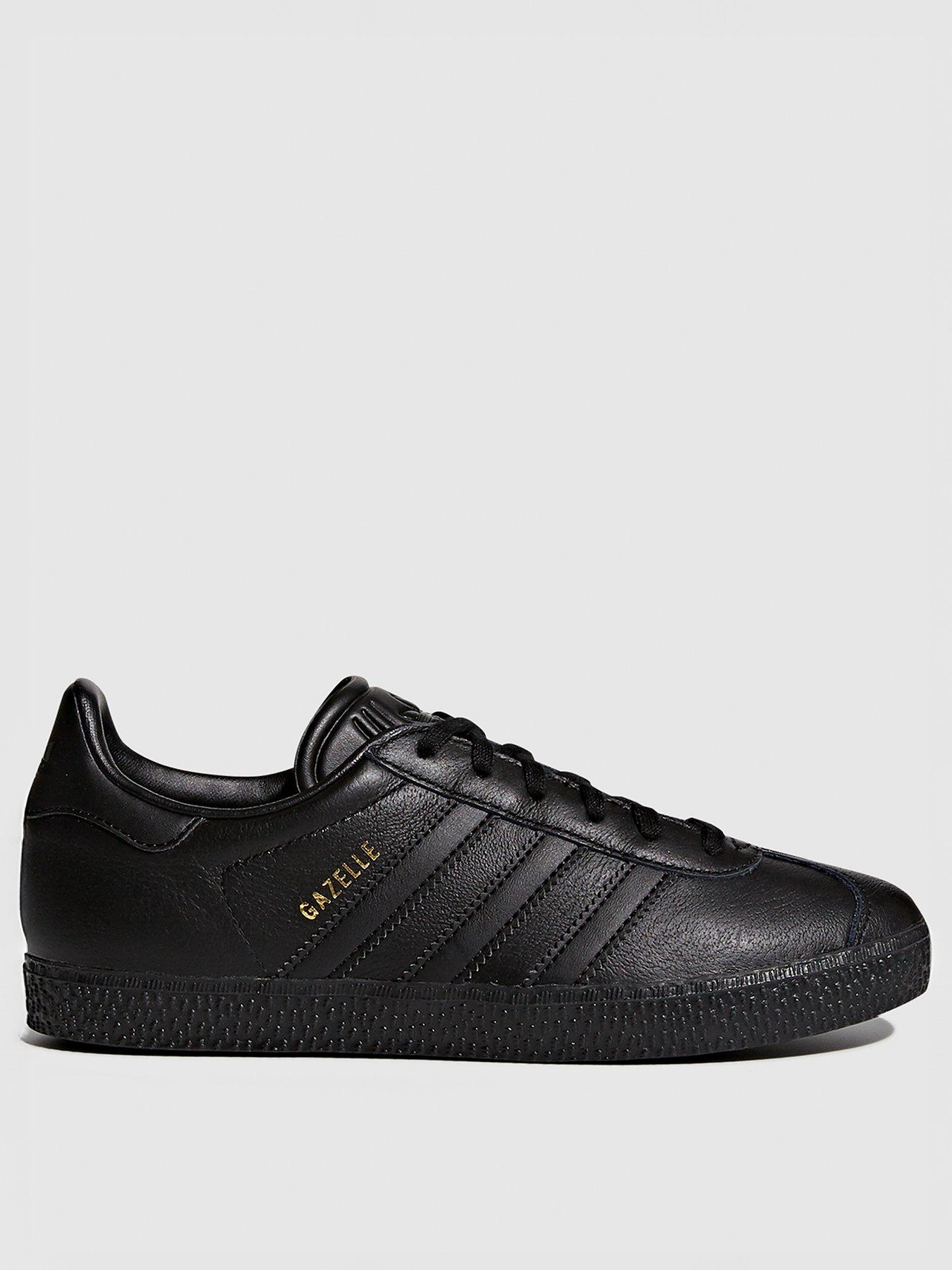 adidas Originals Gazelle Junior Trainers Black Very