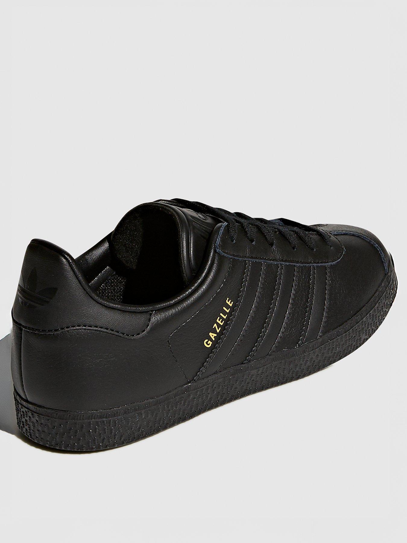 adidas Originals Gazelle Junior Trainers Black Very