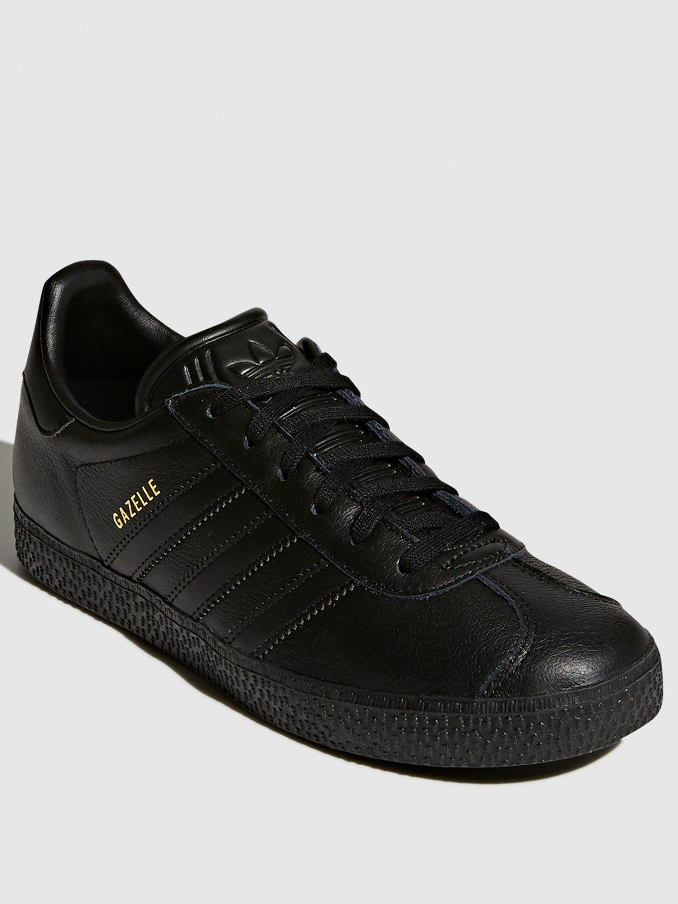 adidas Originals Gazelle Junior Trainers Black Very