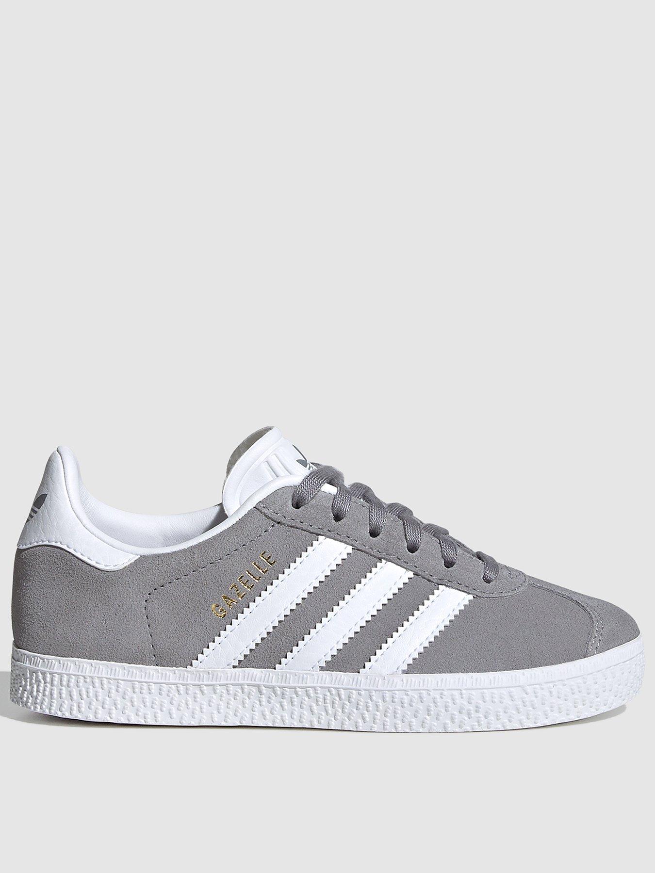 childrens grey adidas gazelle