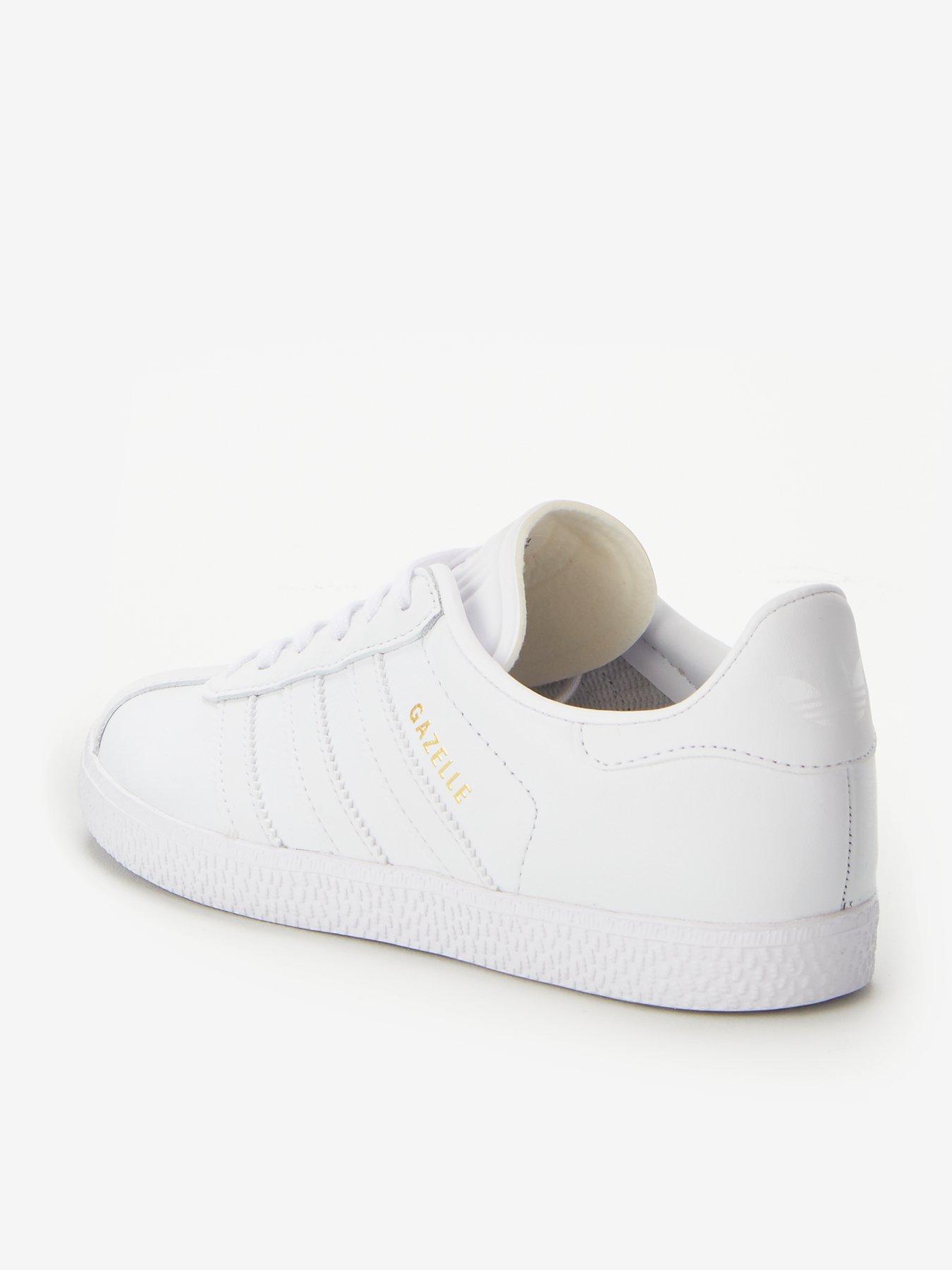 White leather store gazelle junior