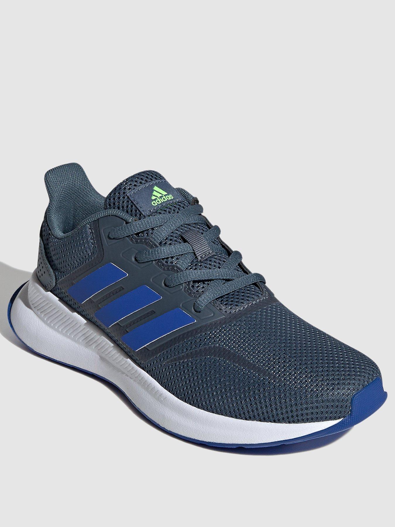 grey adidas junior trainers