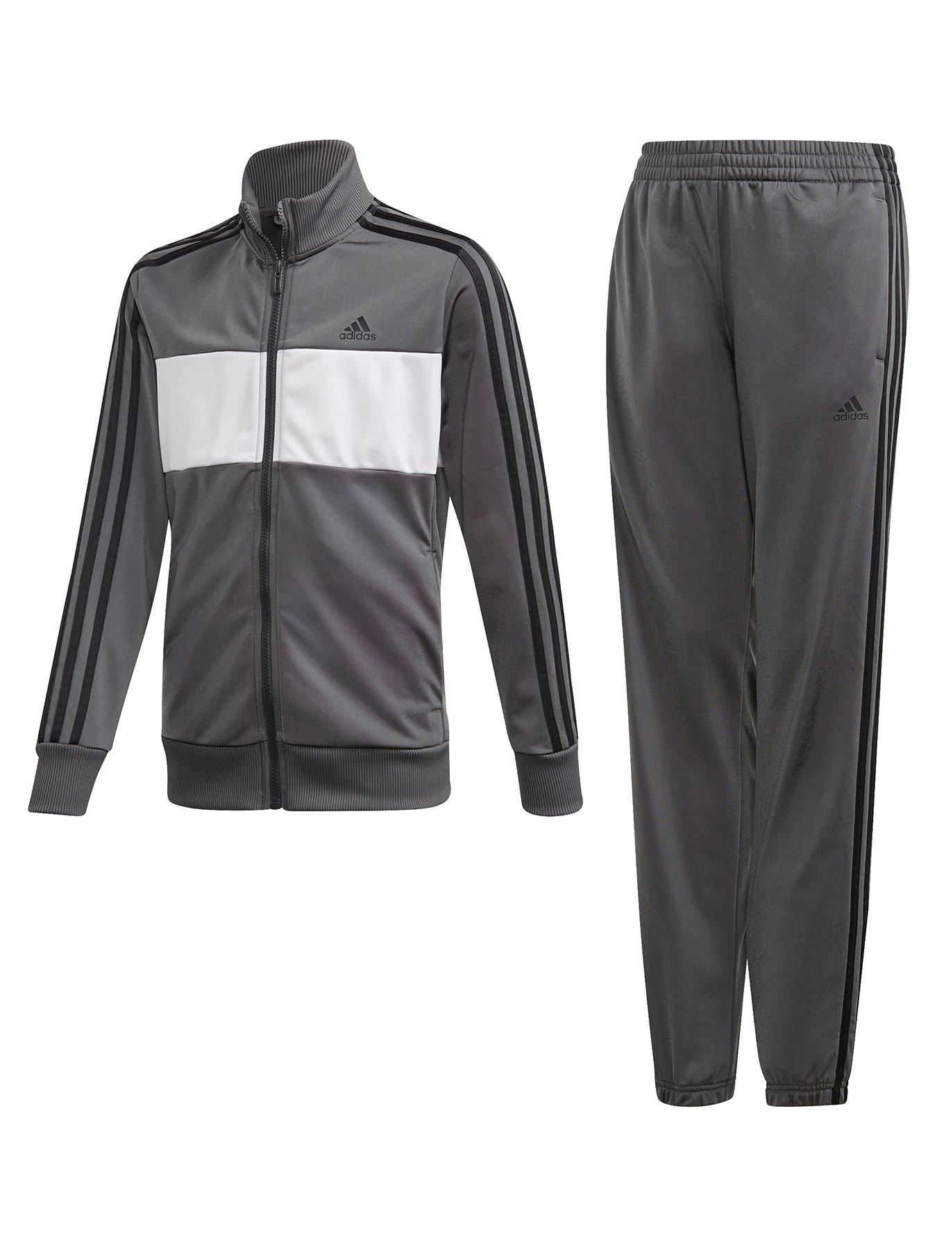 dark grey adidas joggers