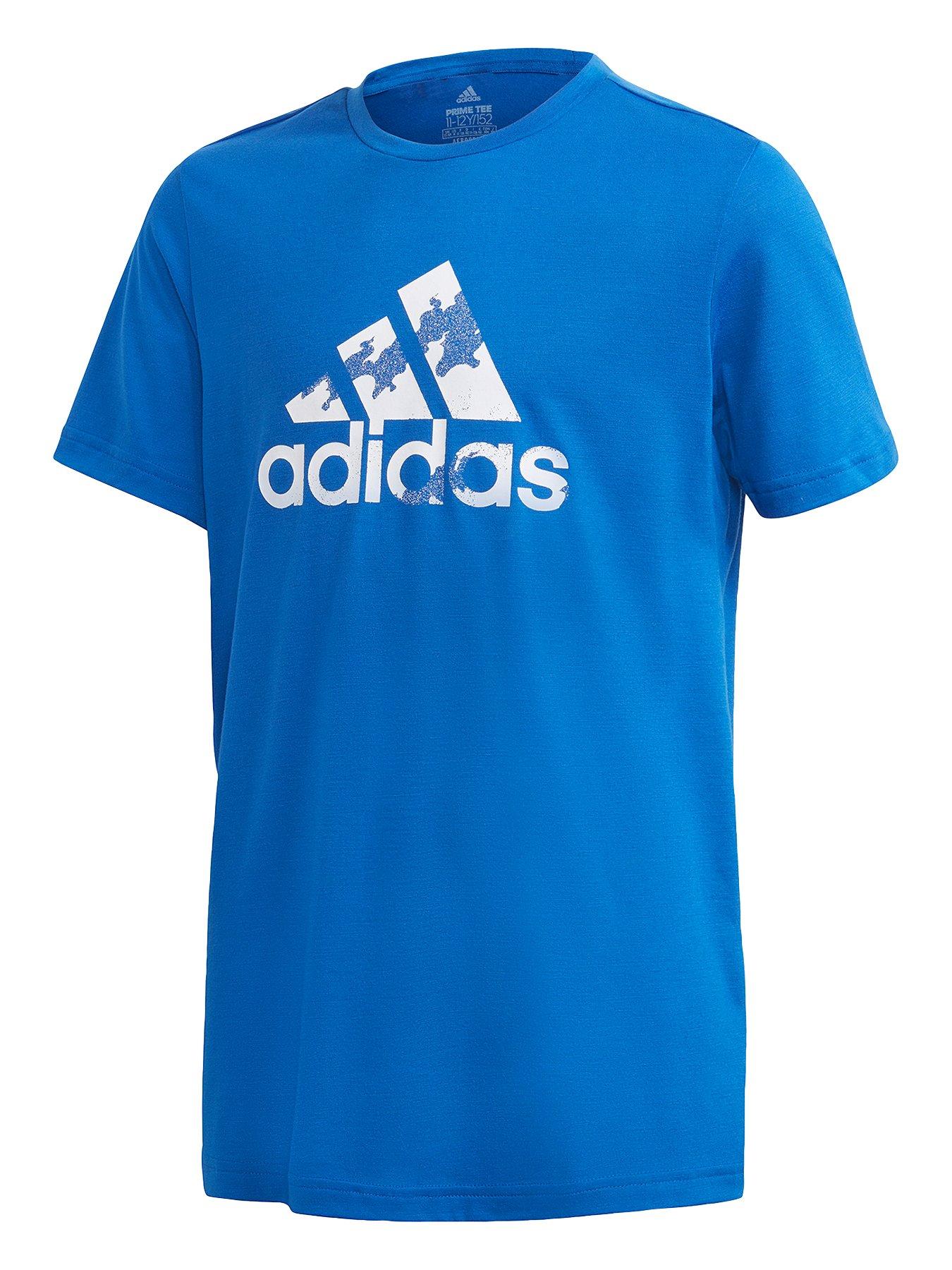 baby blue adidas t shirt