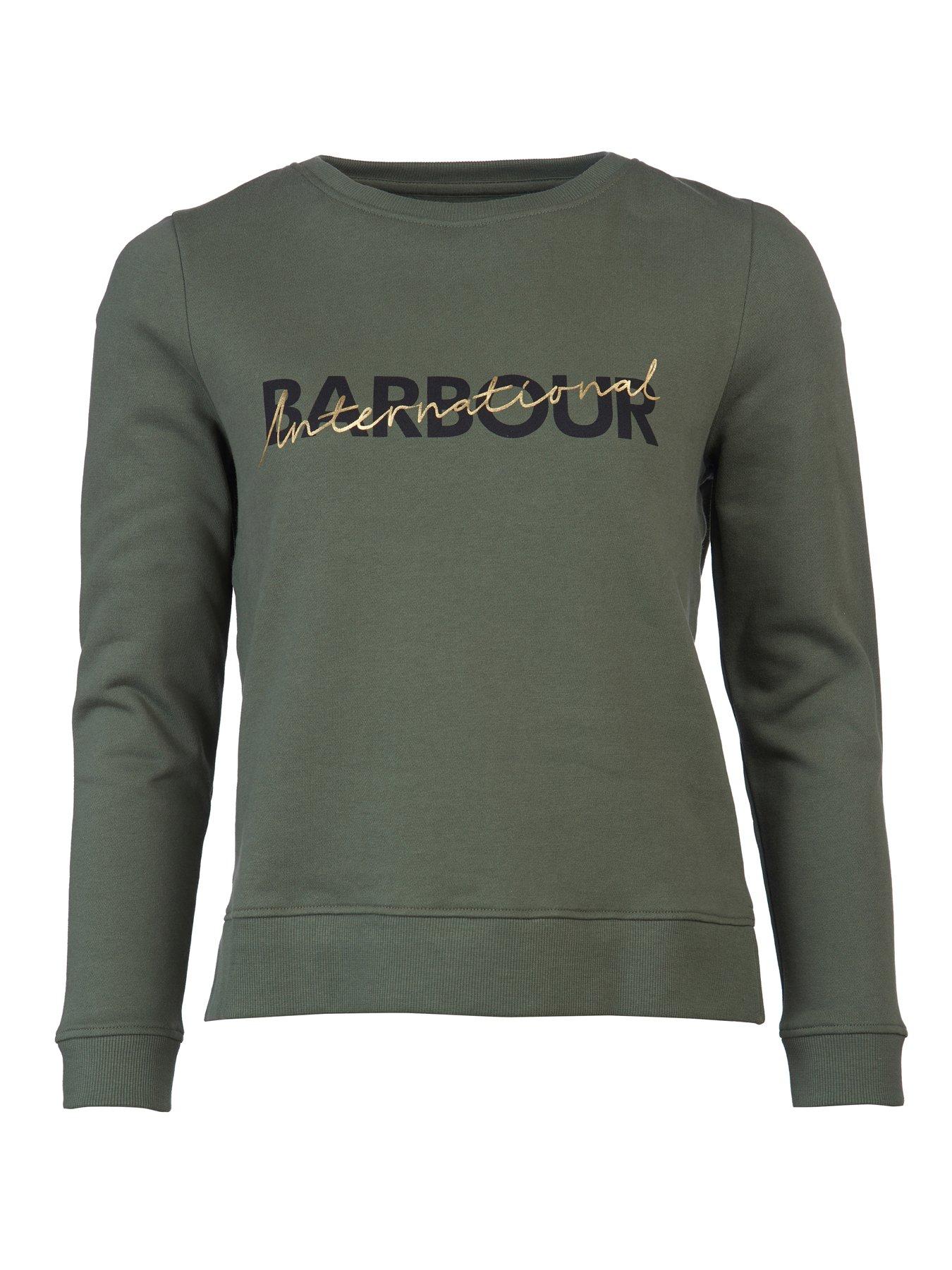 barbour international sweatshirt womens